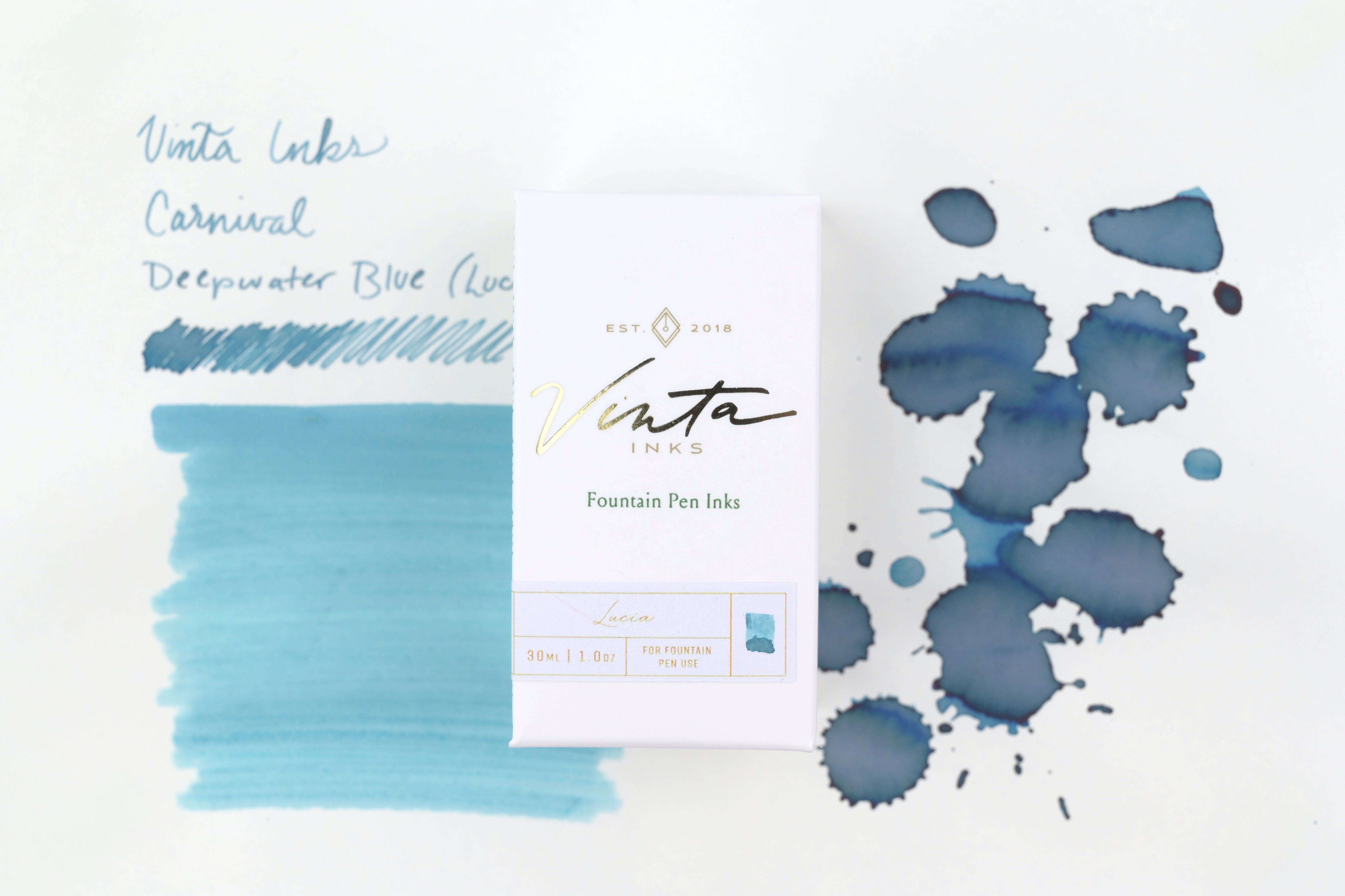 Vinta Inks - Carnival - Deepwater Blue (Lucia 1952) - 30 mL