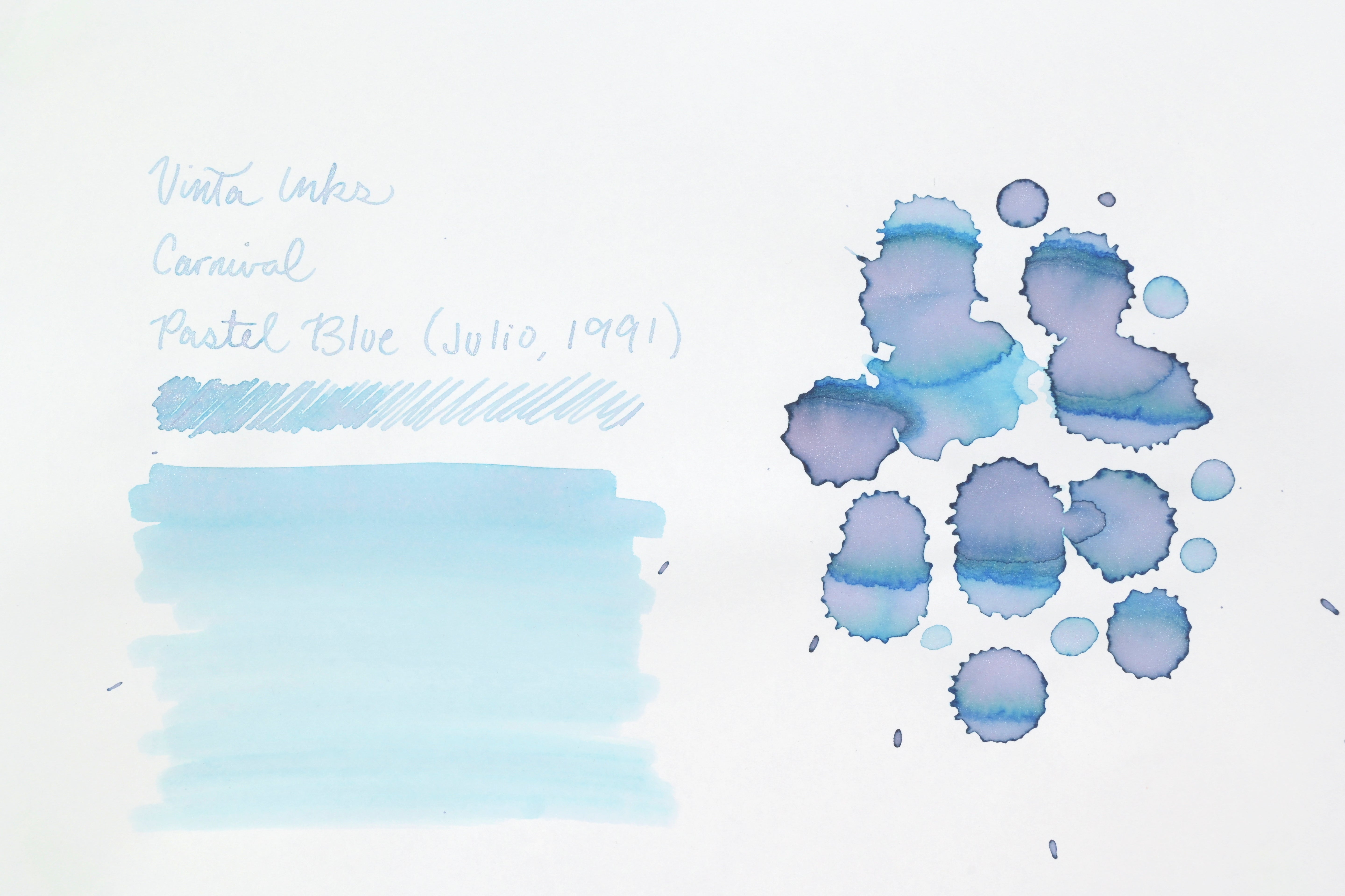 Vinta Inks - Carnival - Pastel Blue (Julio 1991) - 30 mL