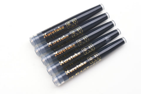 Kuretake Brush Pen Dye-based Ink Cartridges - Black