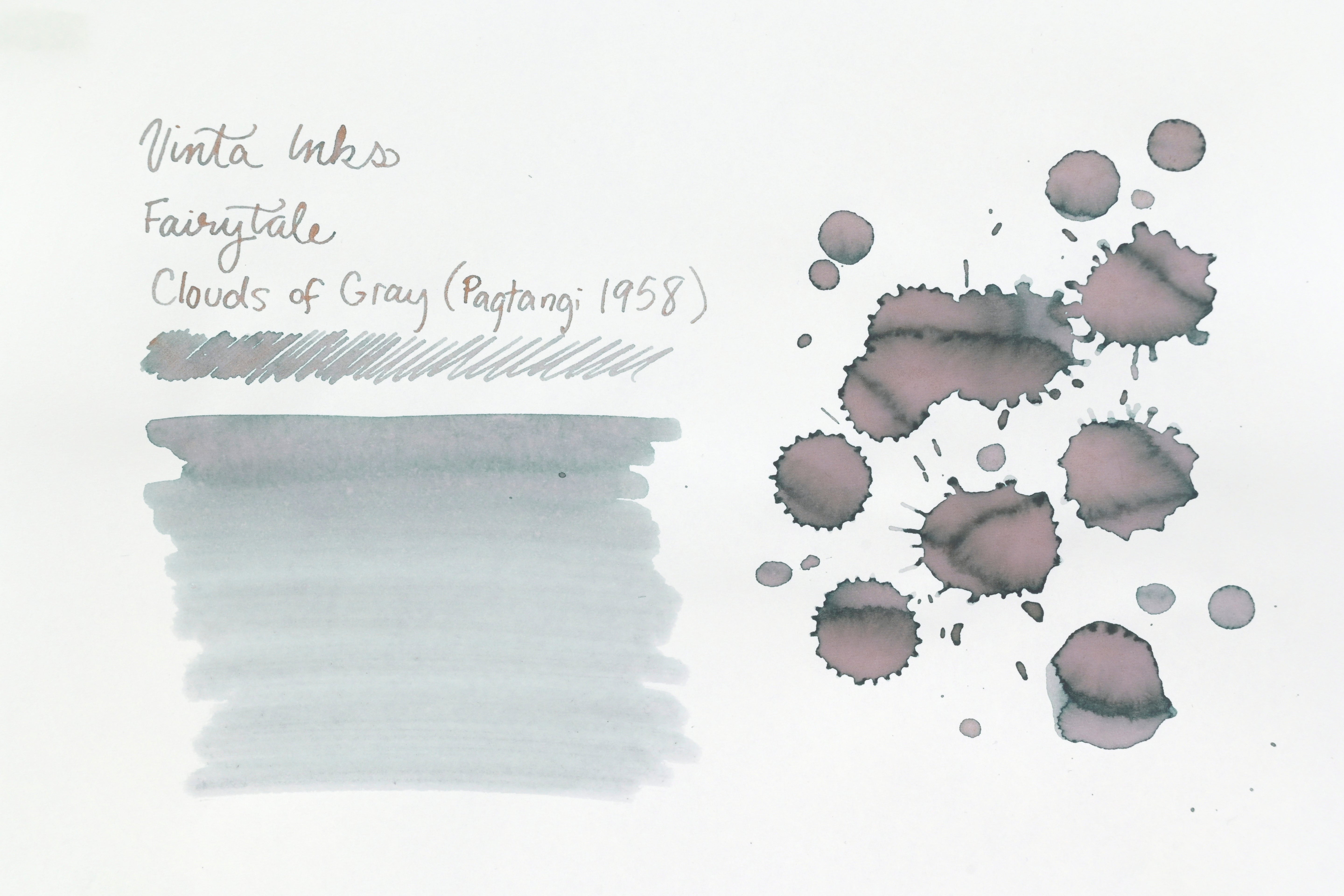 Vinta Inks - Fairytale - Clouds of Gray (Pagtangi 1958) - 30 mL