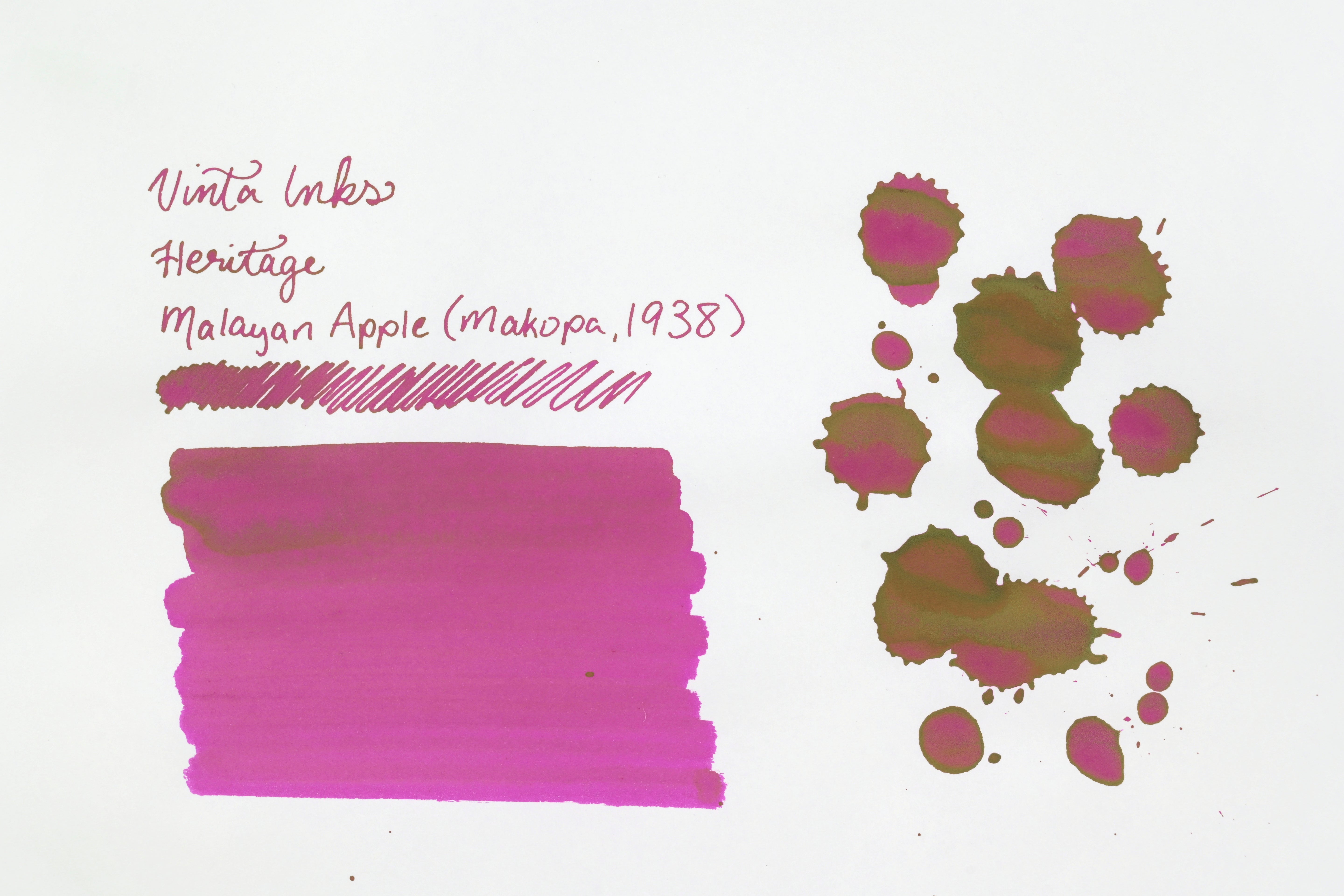 Vinta Inks - Heritage - Malayan Apple (Makopa 1938) - 30 mL