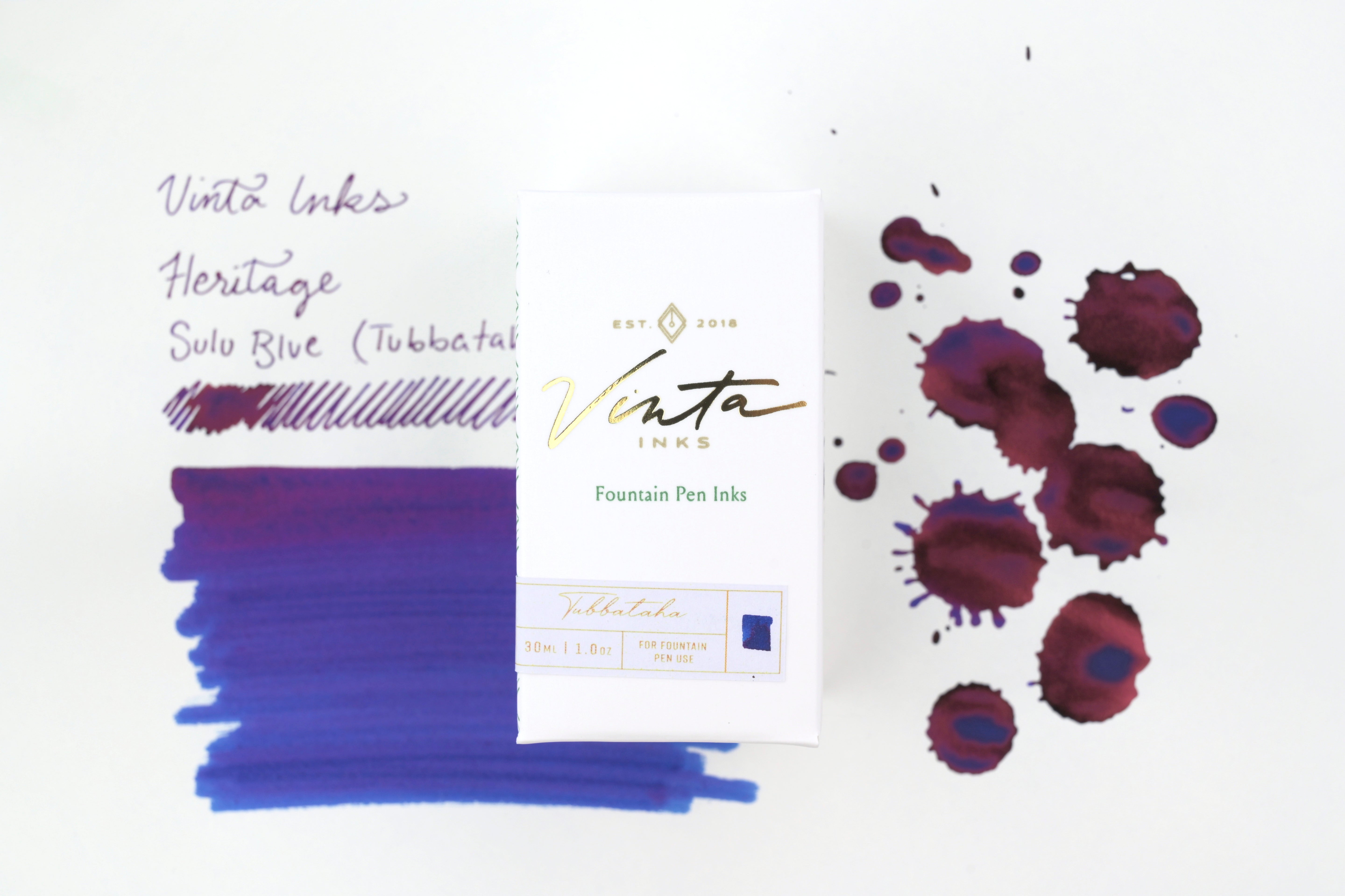 Vinta Inks - Heritage - Sulu Blue (Tubbataha 1993) - 30 mL