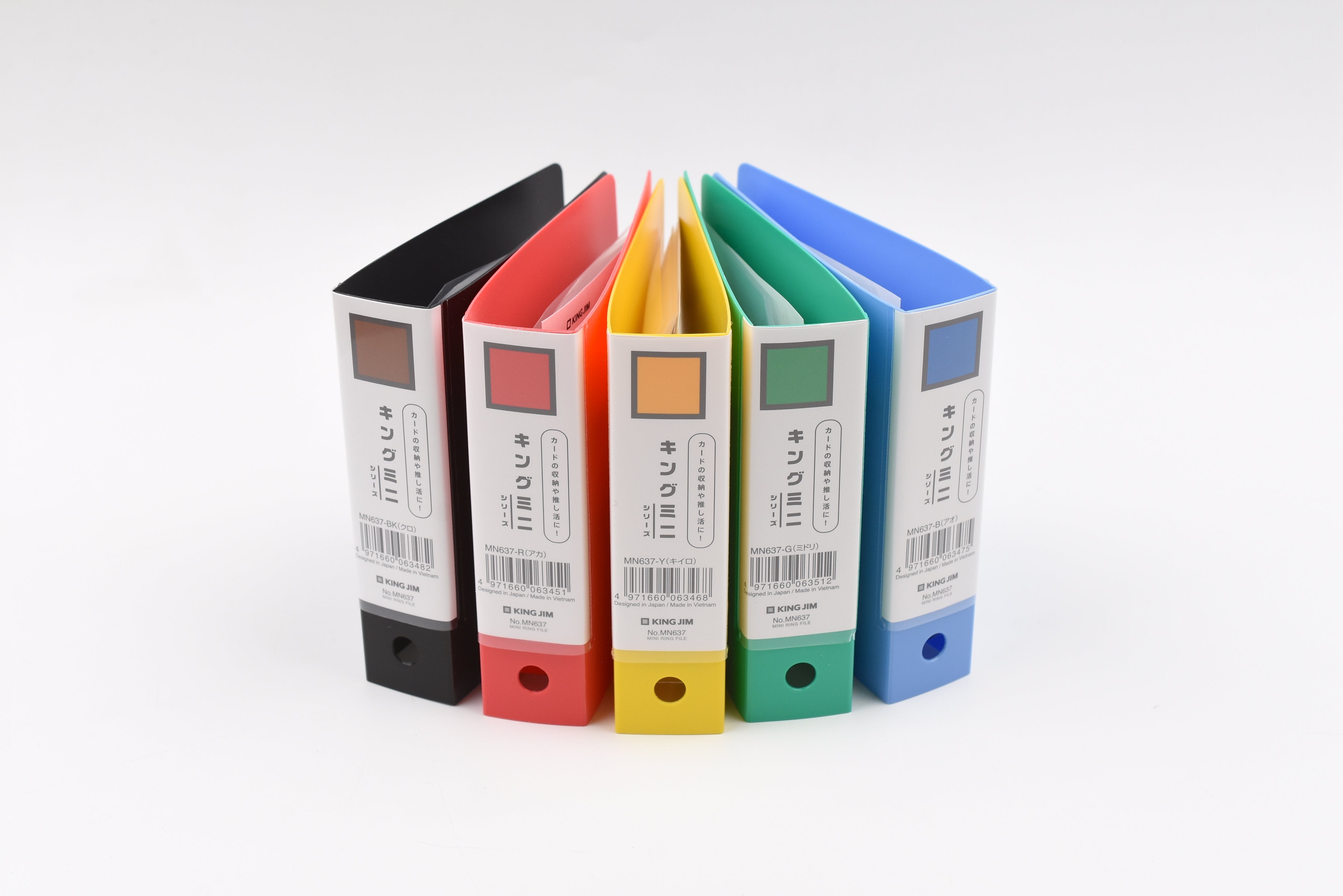 KING JIM King Mini Ring File - Three-hole Binder