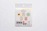 Furukawa Paper Deco Flake Sticker - Sunflower