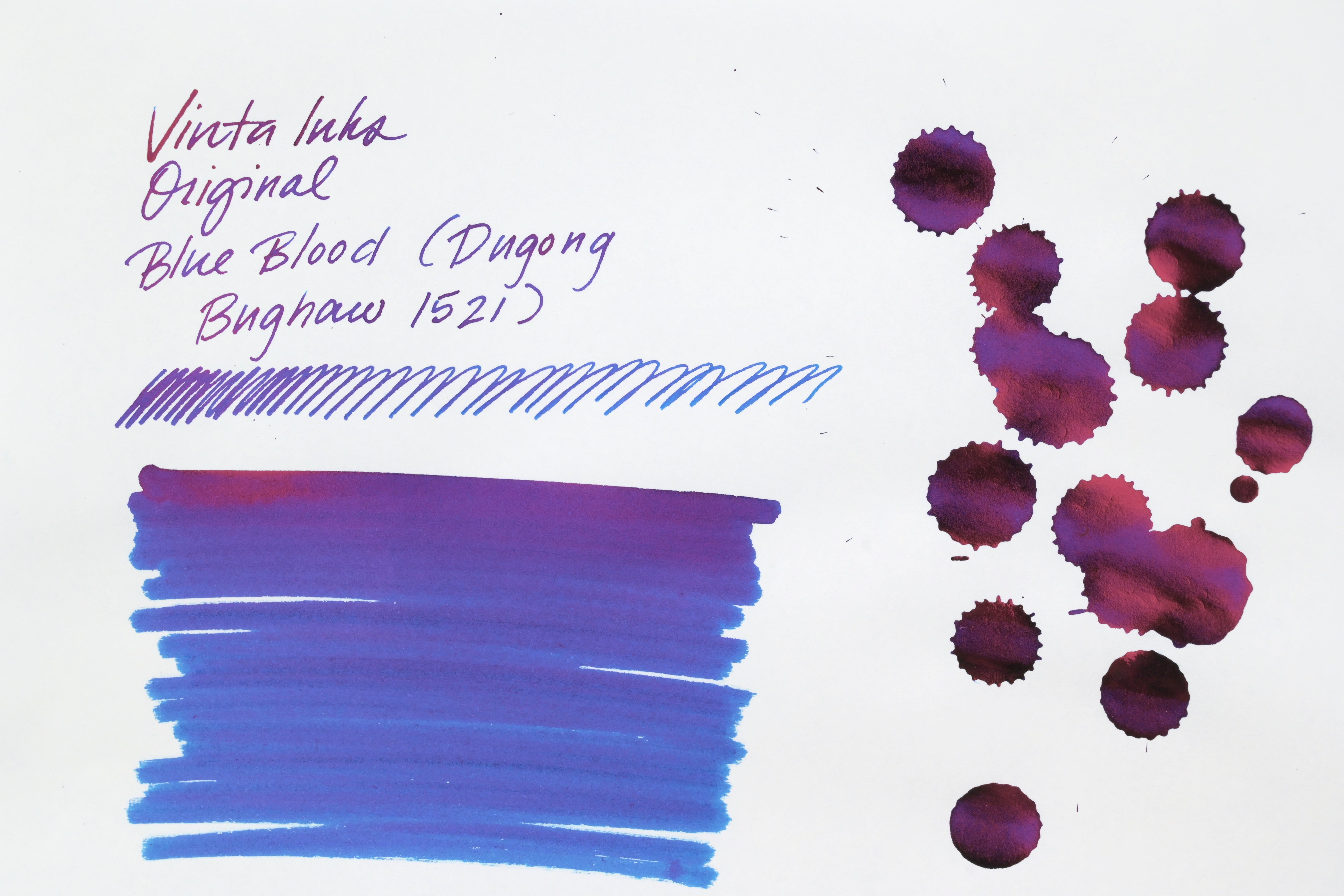 Vinta Inks - Original - Blue Blood (Dugong Bughaw 1521) - 30 mL