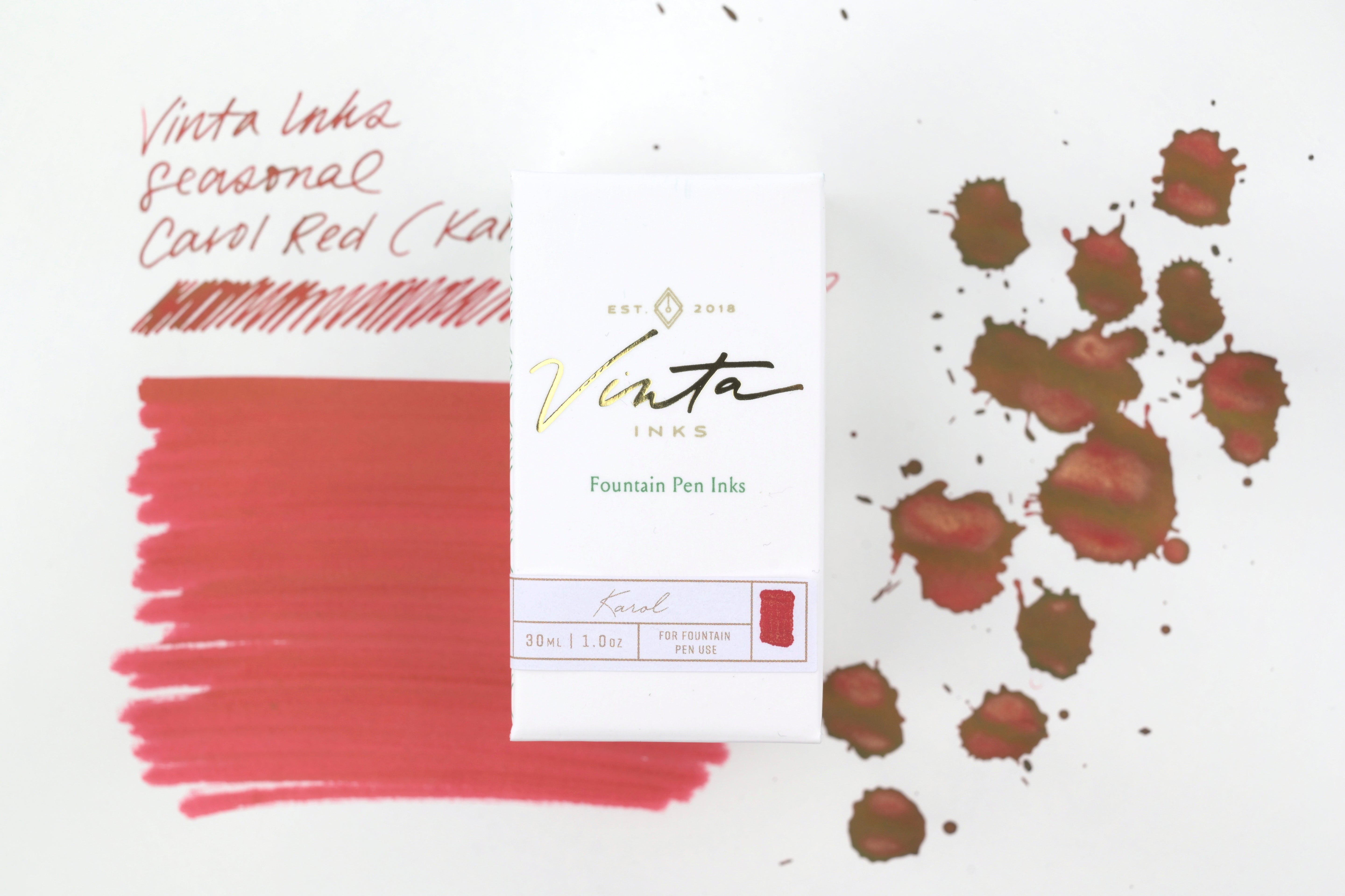 Vinta Inks - Seasonal - Carol Red (Karol 1990) - 30 mL