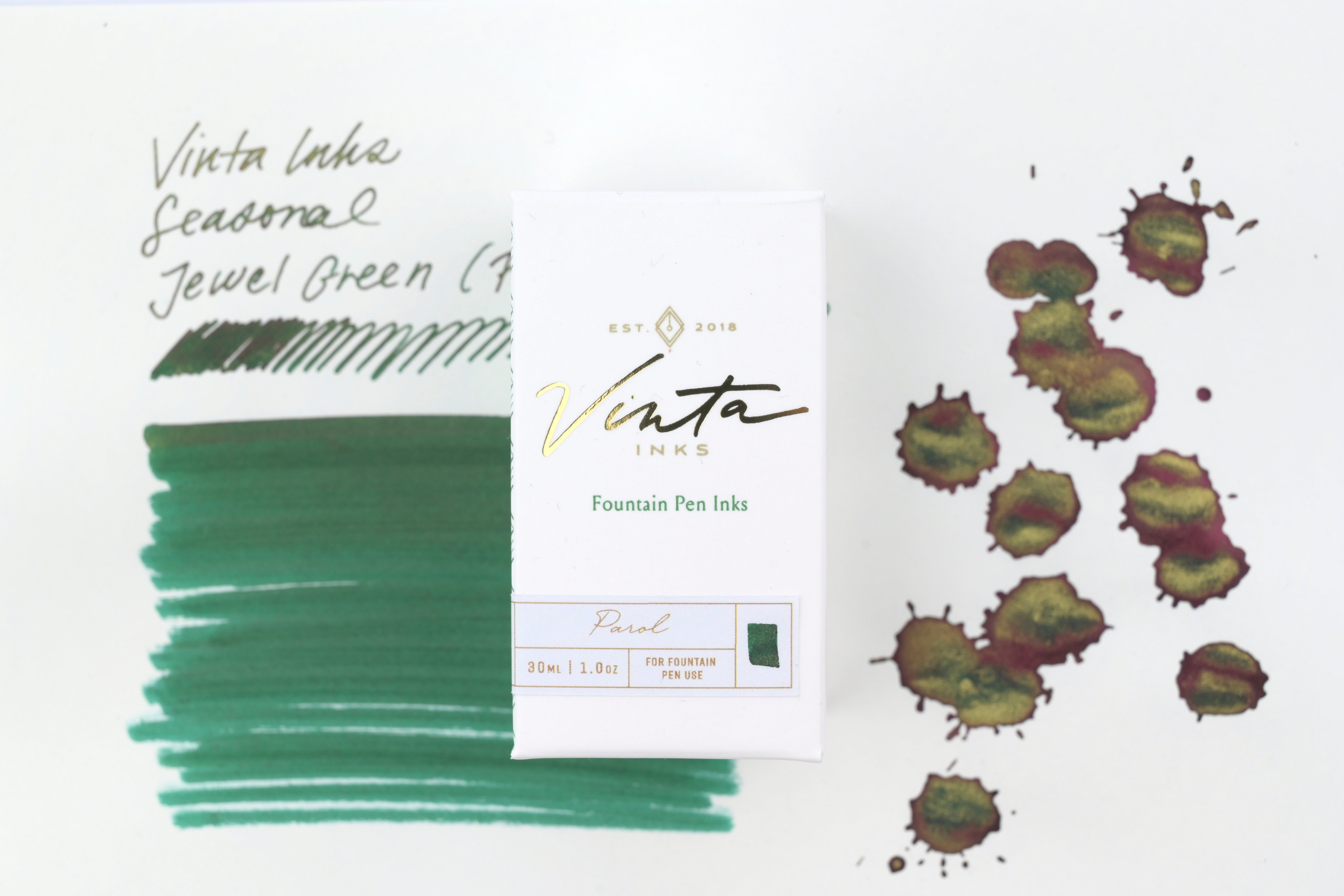 Vinta Inks - Seasonal - Jewel Green (Parol 1908) - 30 mL
