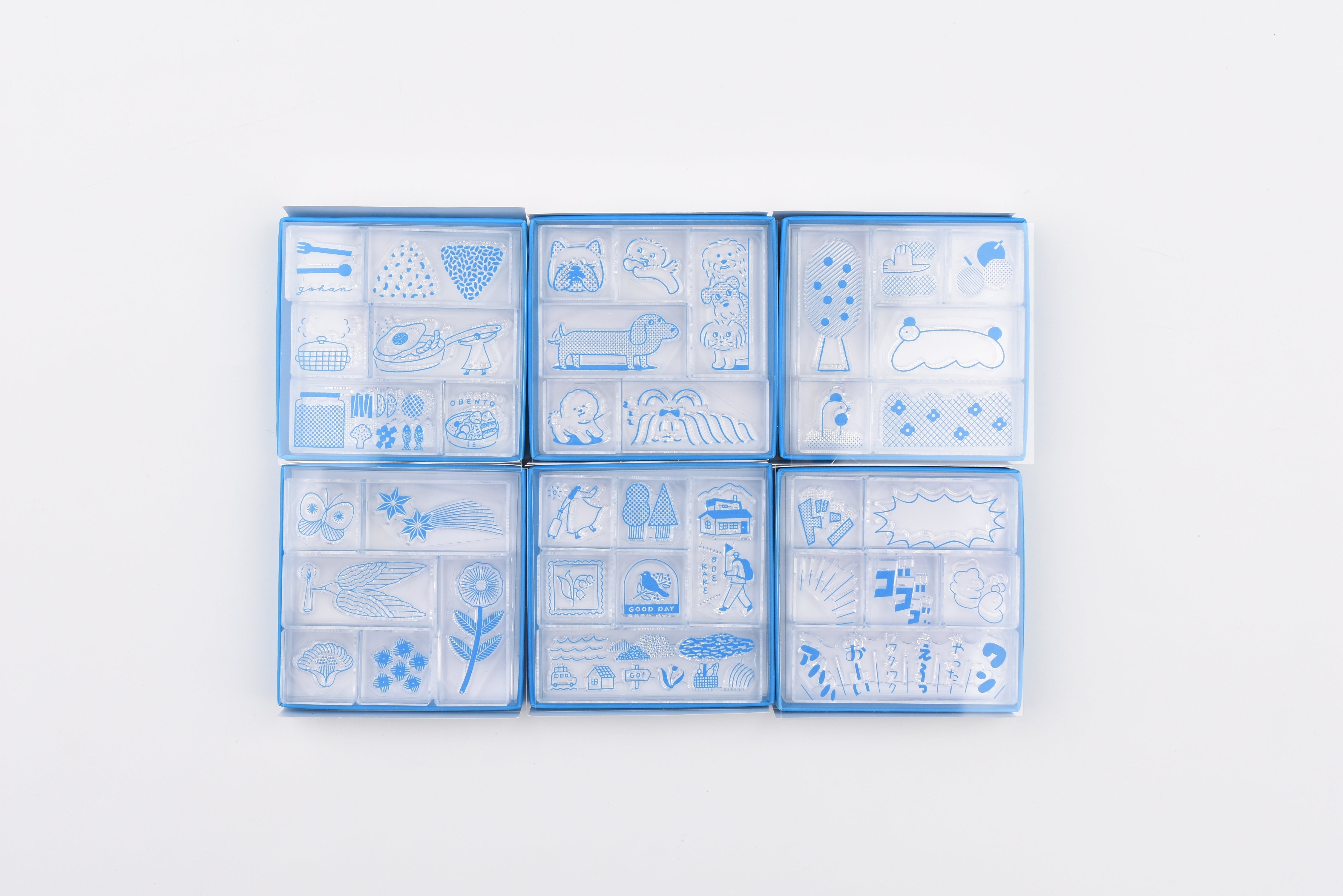 Hitotoki Kori Jirushi Clear Stamp Set - Set of 6 - 2nd Edition