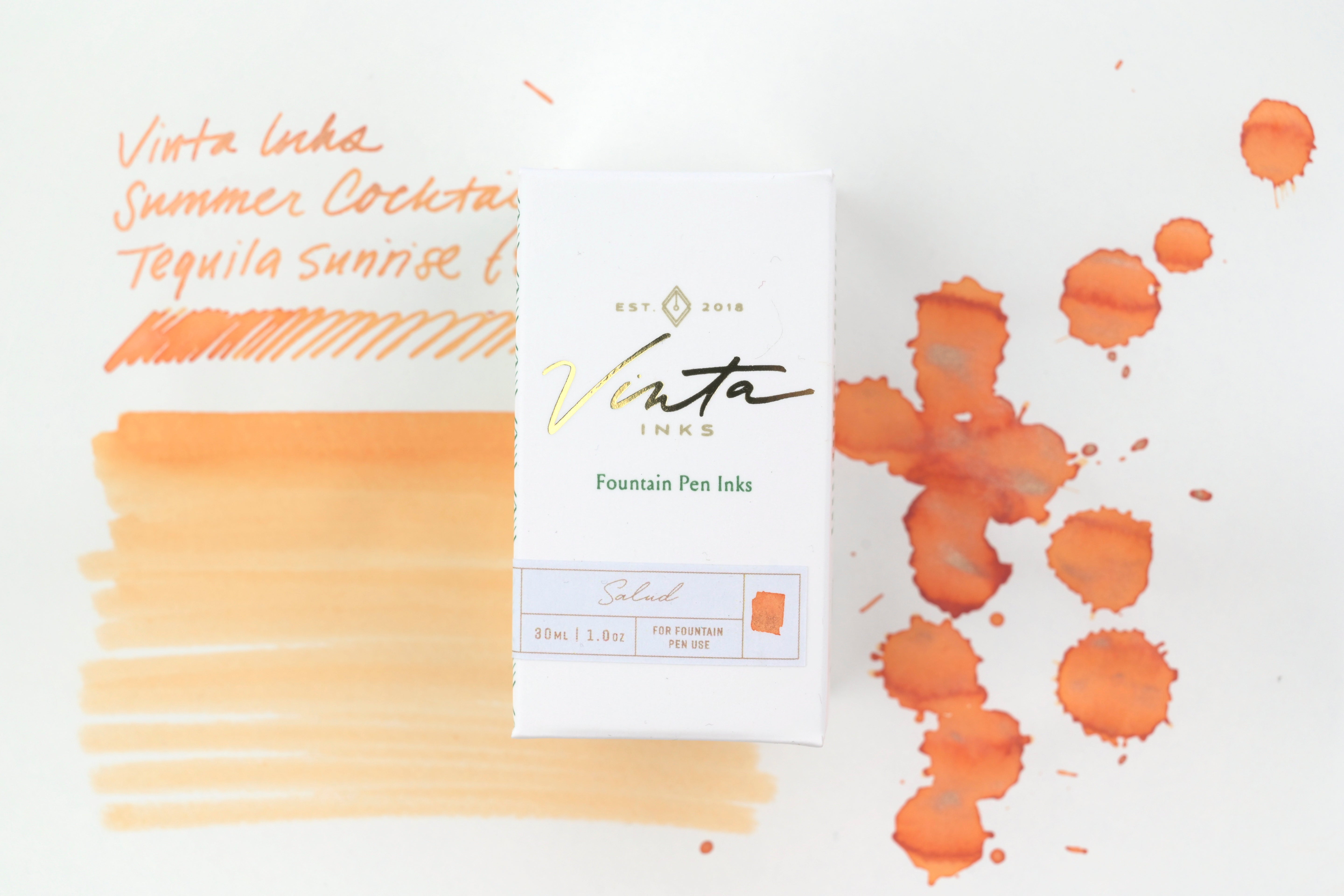 Vinta Inks - Summer Cocktails - Tequila Sunrise (Salud 1565) - 30 mL