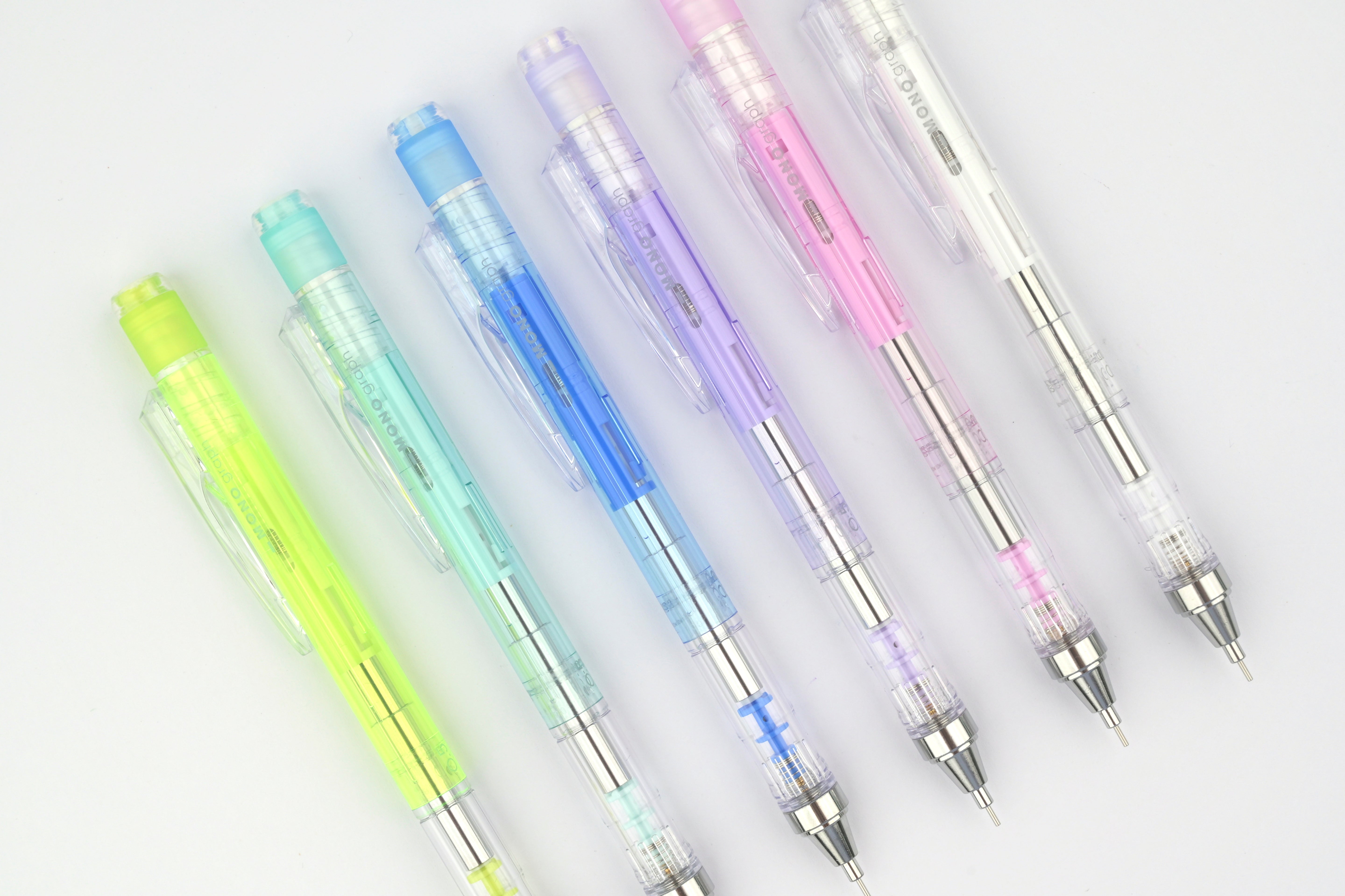 Tombow Mono Graph Shaker Mechanical Pencil - Clear Colors - 0.5mm