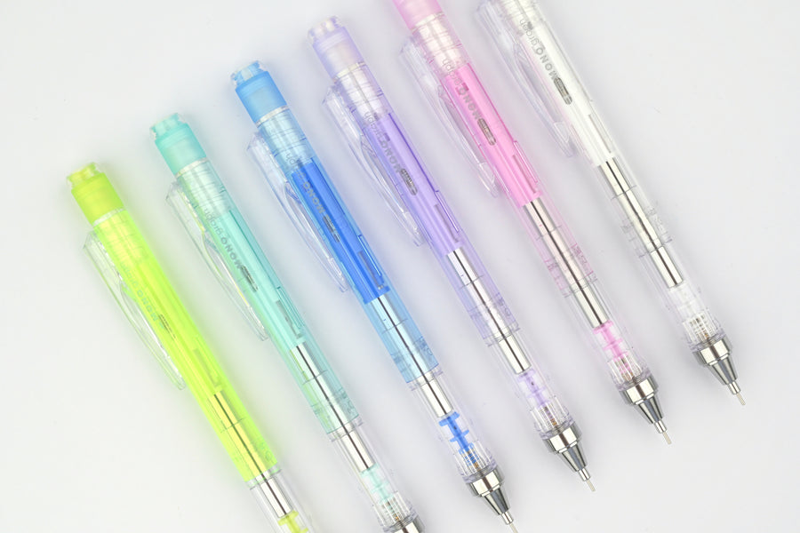 Tombow Mono Graph Shaker Mechanical Pencil - Clear Colors - 0.5mm