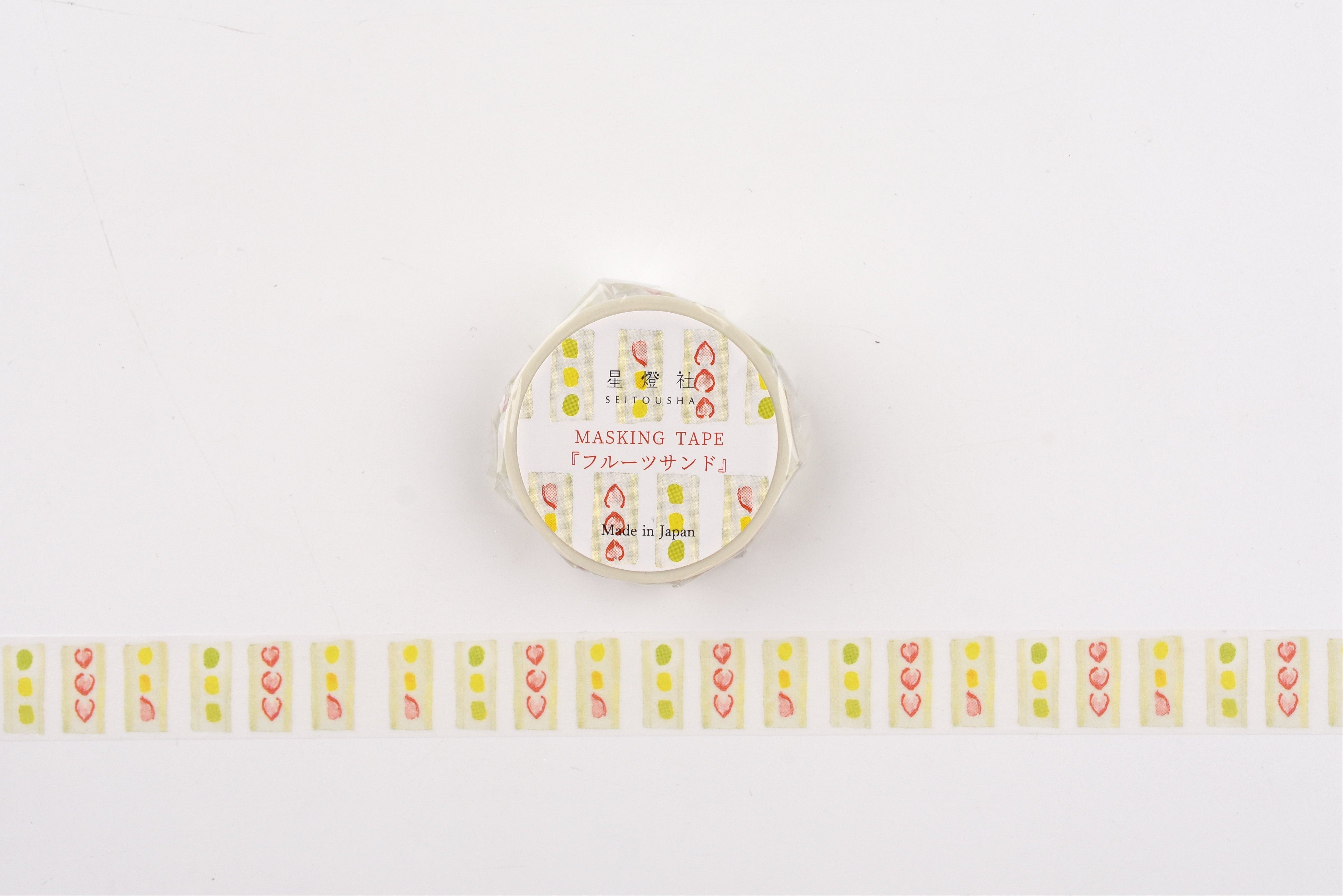 Seitousha Washi Tape - Fruit Sandwich