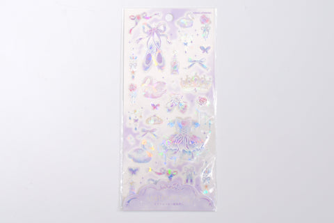 Kamio Foil Stamping Sticker Sheet - Meteore -  Ballet