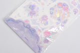 Kamio Foil Stamping Sticker Sheet - Meteore -  Flower