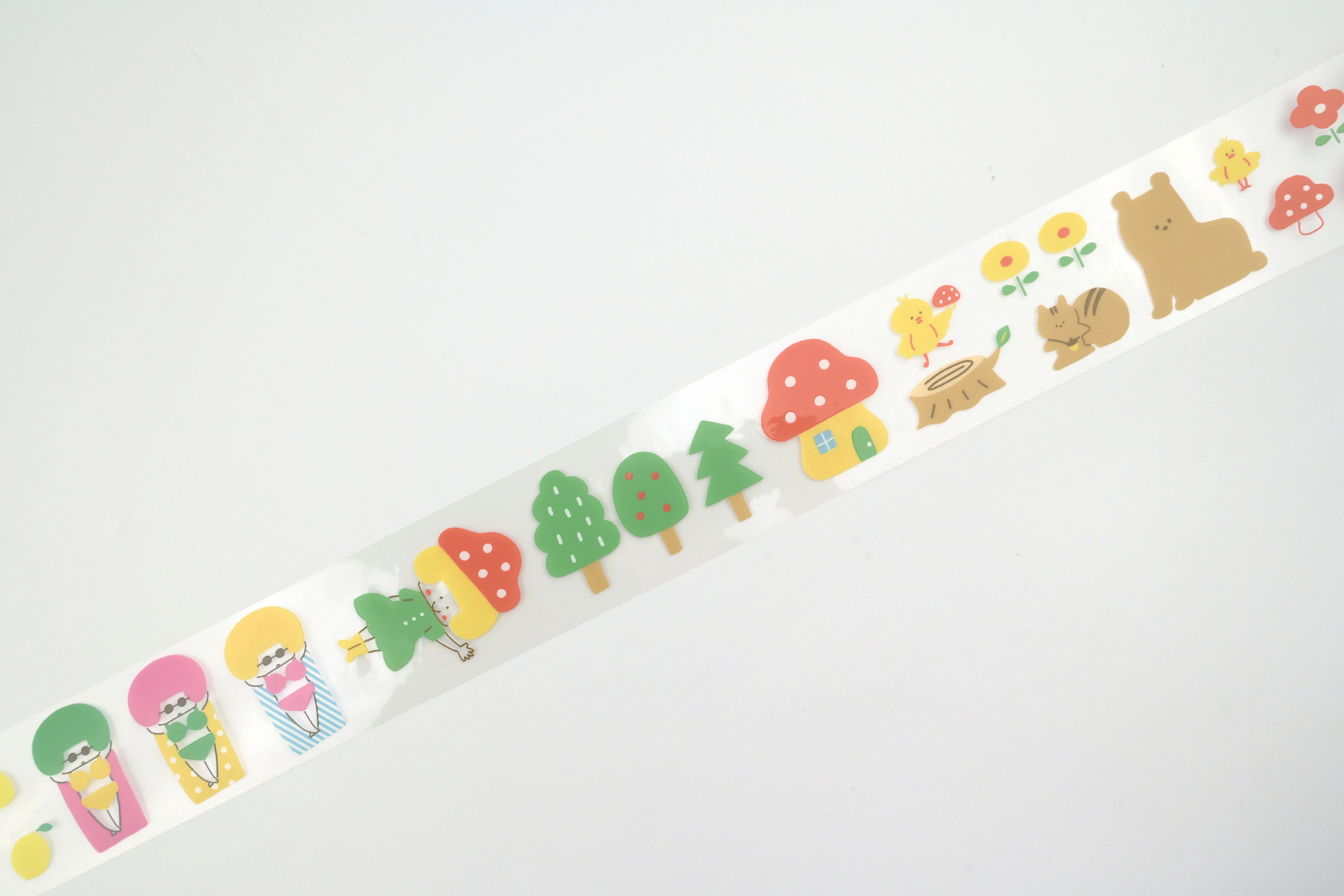 Item OSP x mizutama Clear Roll Stickers - Happy - 50mm