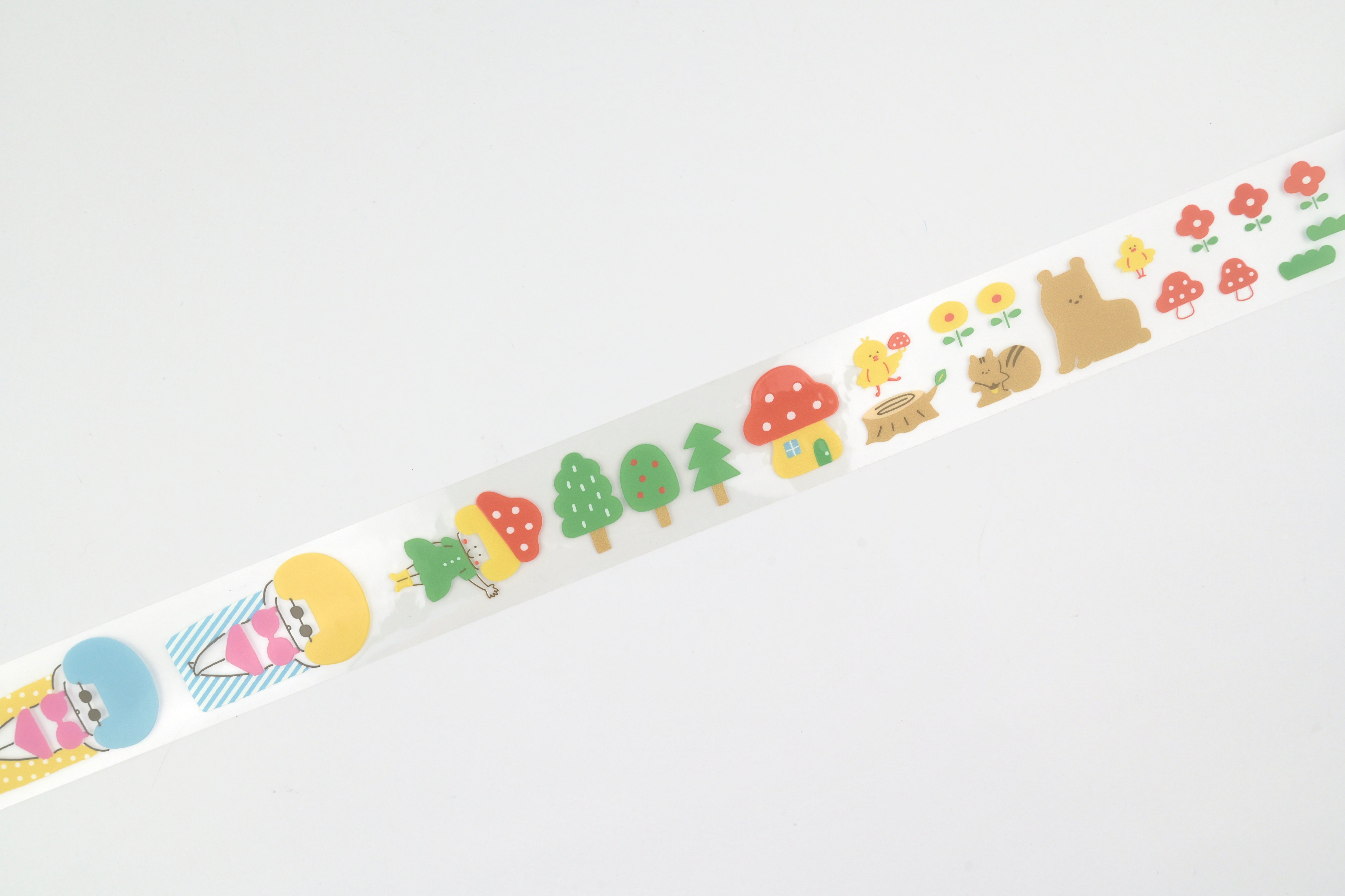 Item OSP x mizutama Clear Roll Stickers - Happy - 35mm