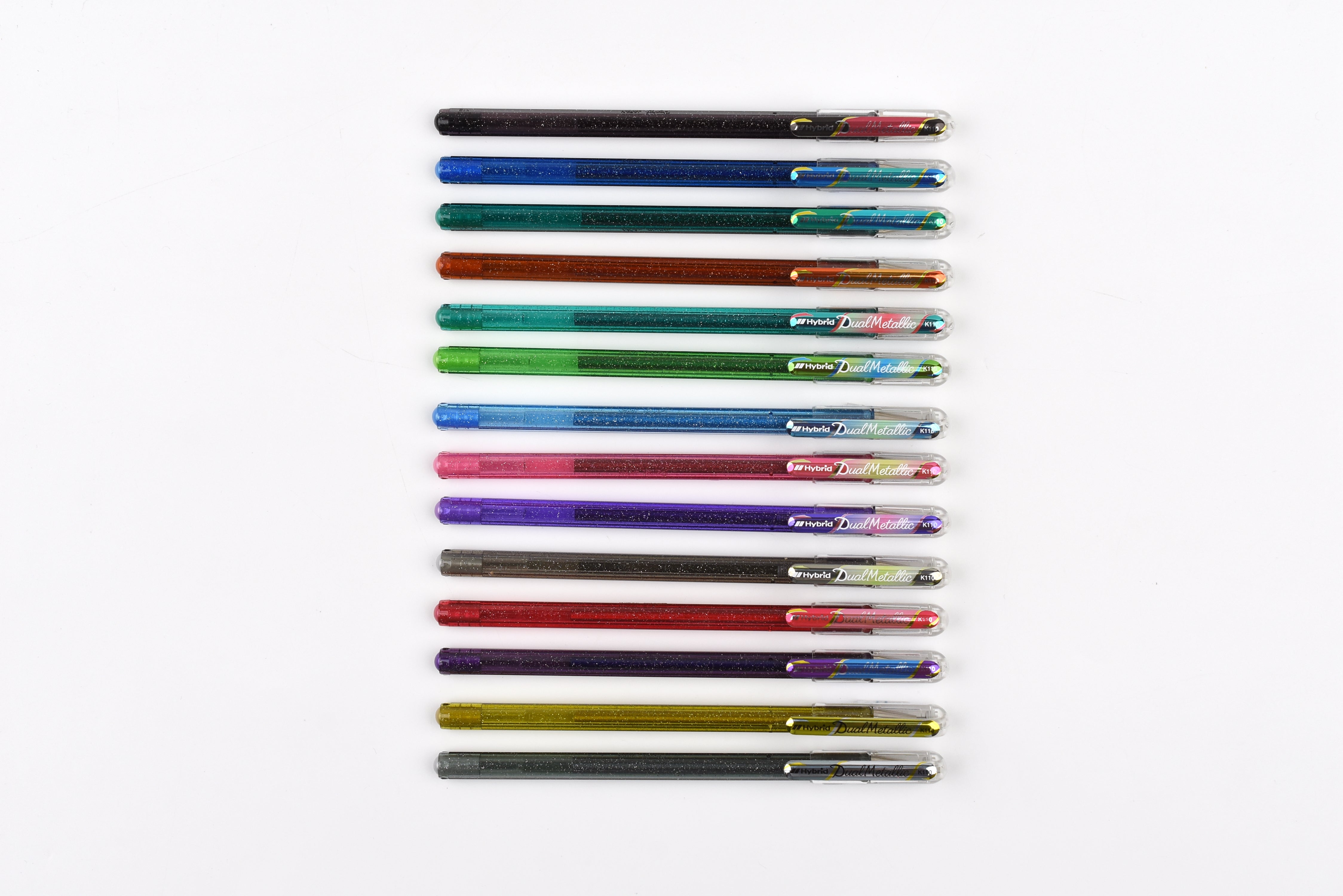 Pentel Dual Metallic Ballpoint Pen - 1.0mm - Set of 14 – Yoseka