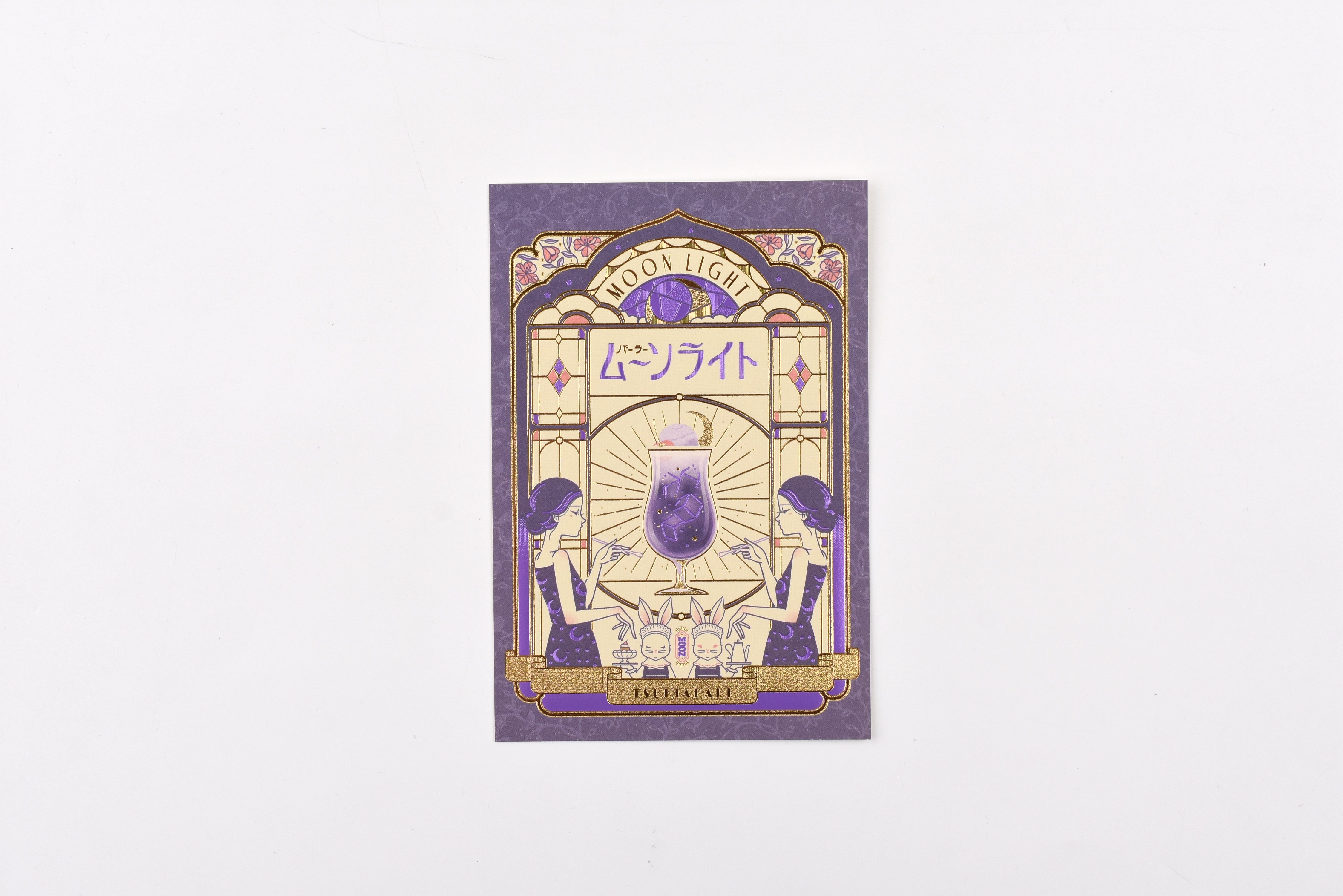 ROKKAKU x Ob1 Postcard - Parlor Moonlight