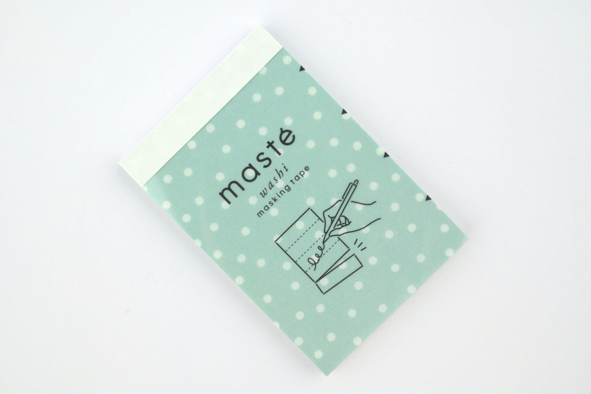 Mark's Masté Writable Perforated Washi Tape Sheets - Dot Mint