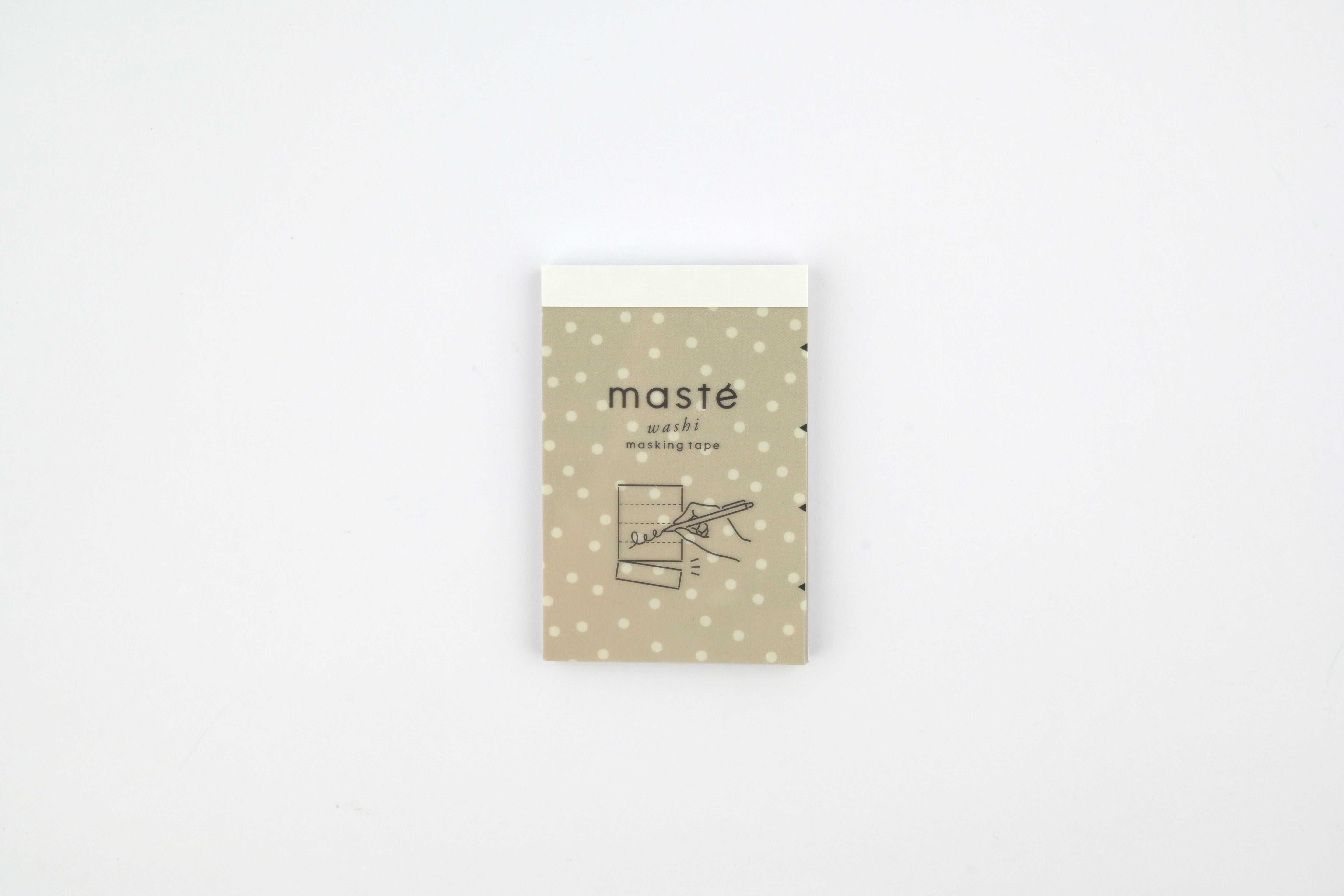 Mark's Masté Writable Perforated Washi Tape Sheets - Dot Beige