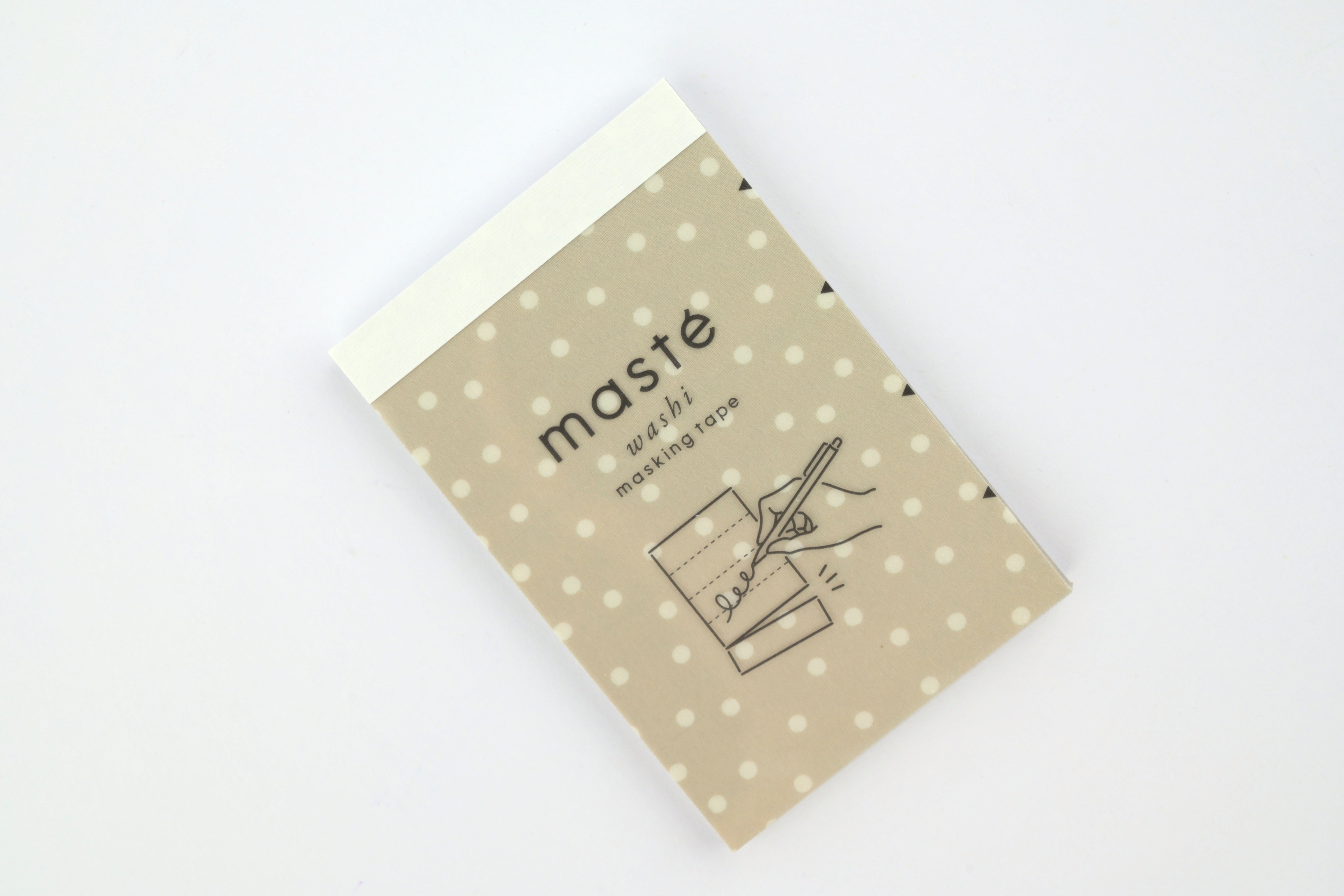 Mark's Masté Writable Perforated Washi Tape Sheets - Dot Beige
