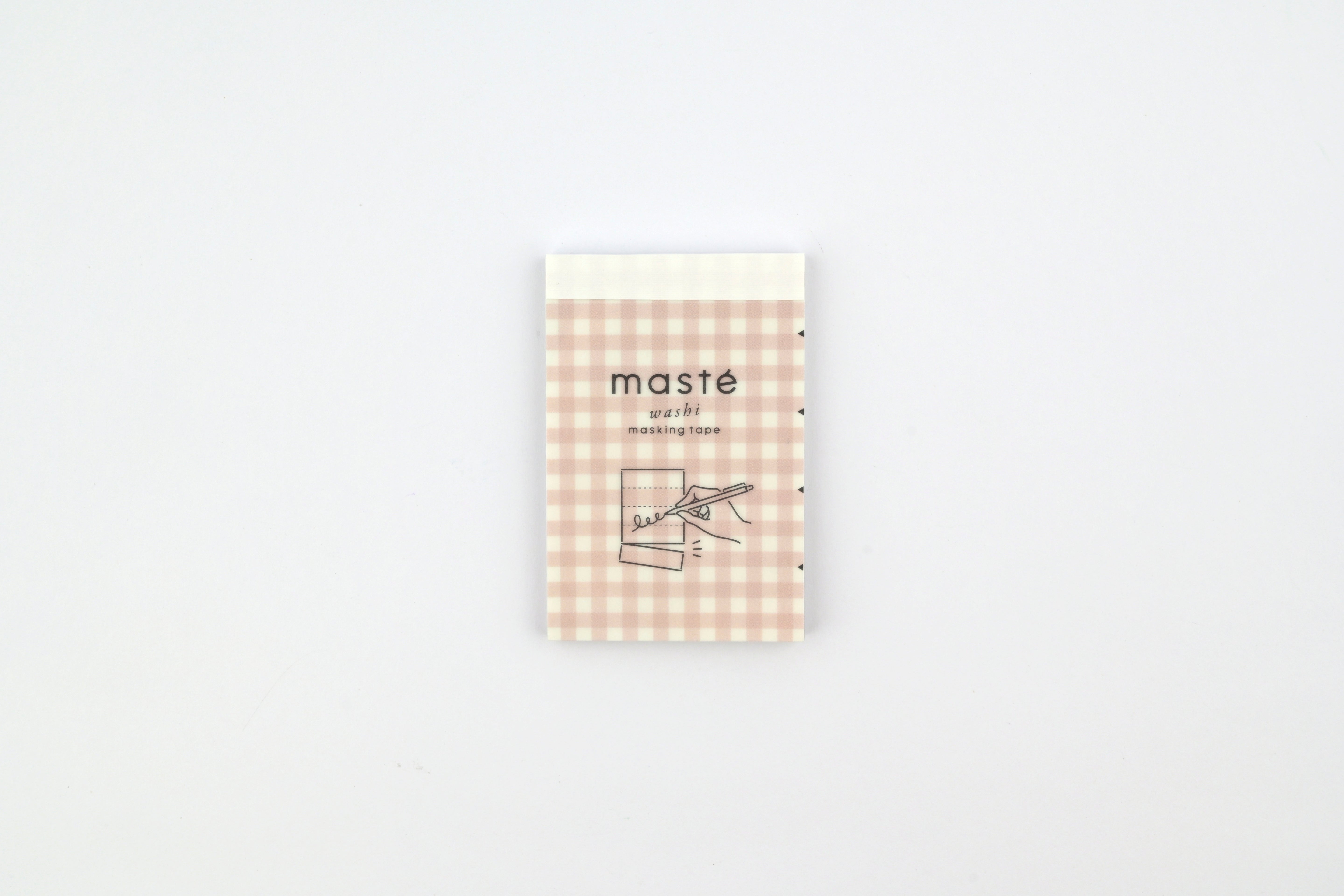 Mark's Masté Writable Perforated Washi Tape Sheets - Gingham Check Pink