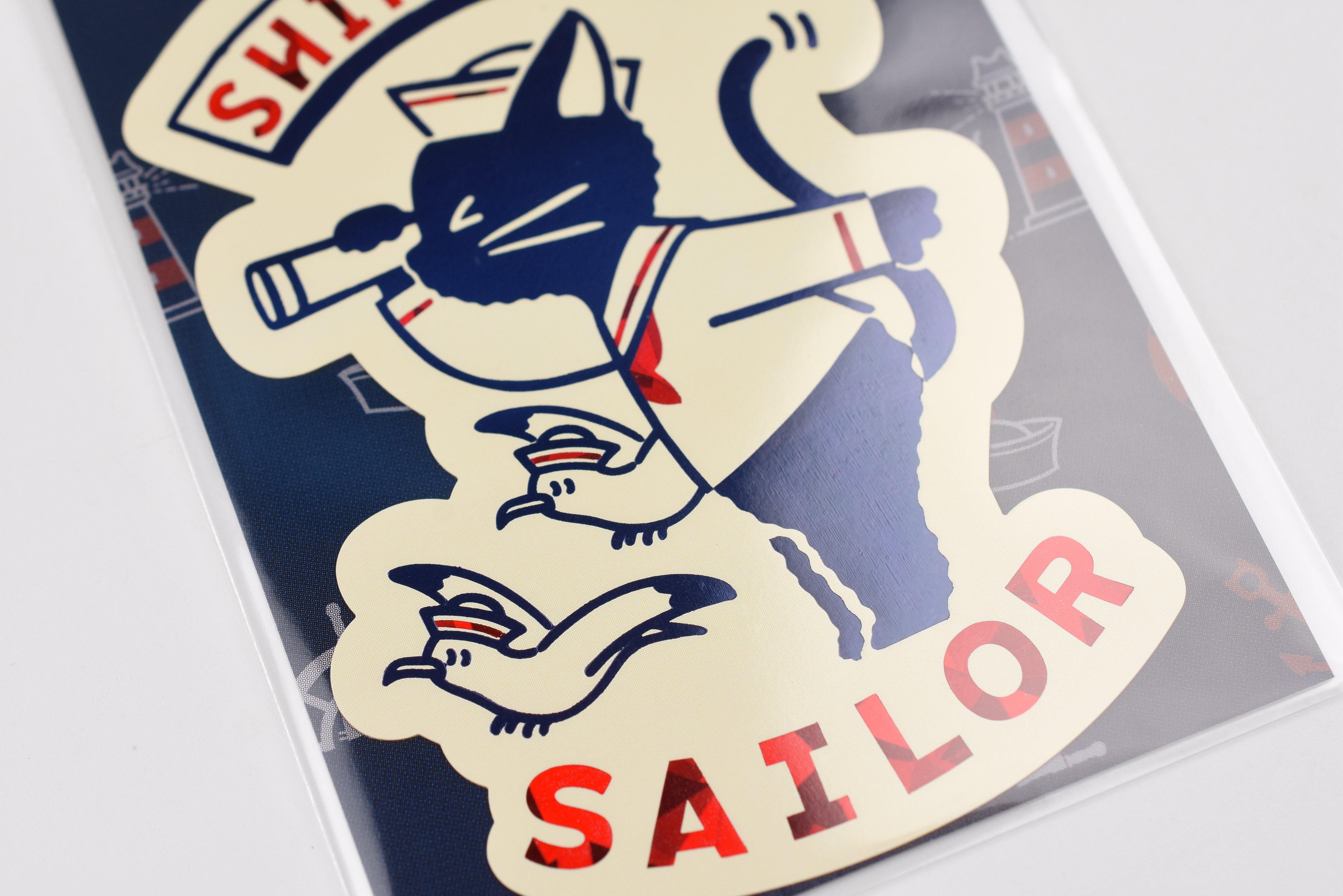 ROKKAKU x Ob1 Foil Sticker - Ship's Cat