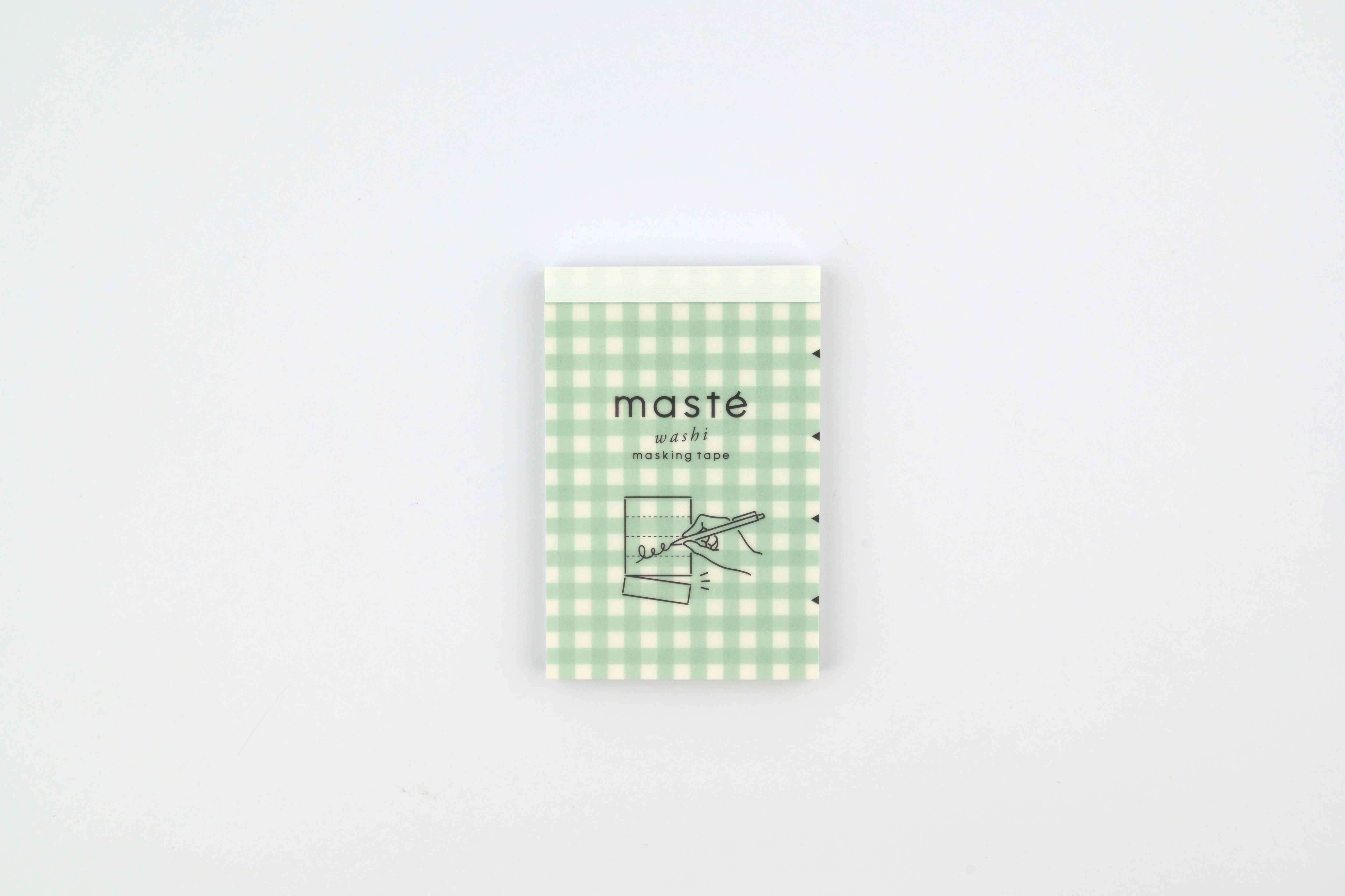 Mark's Masté Writable Perforated Washi Tape Sheets - Gingham Check Mint