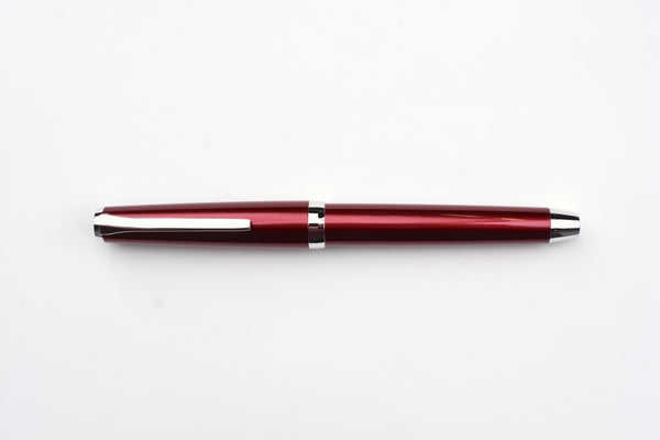 Pilot Metal Falcon Fountain Pen - Burgundy