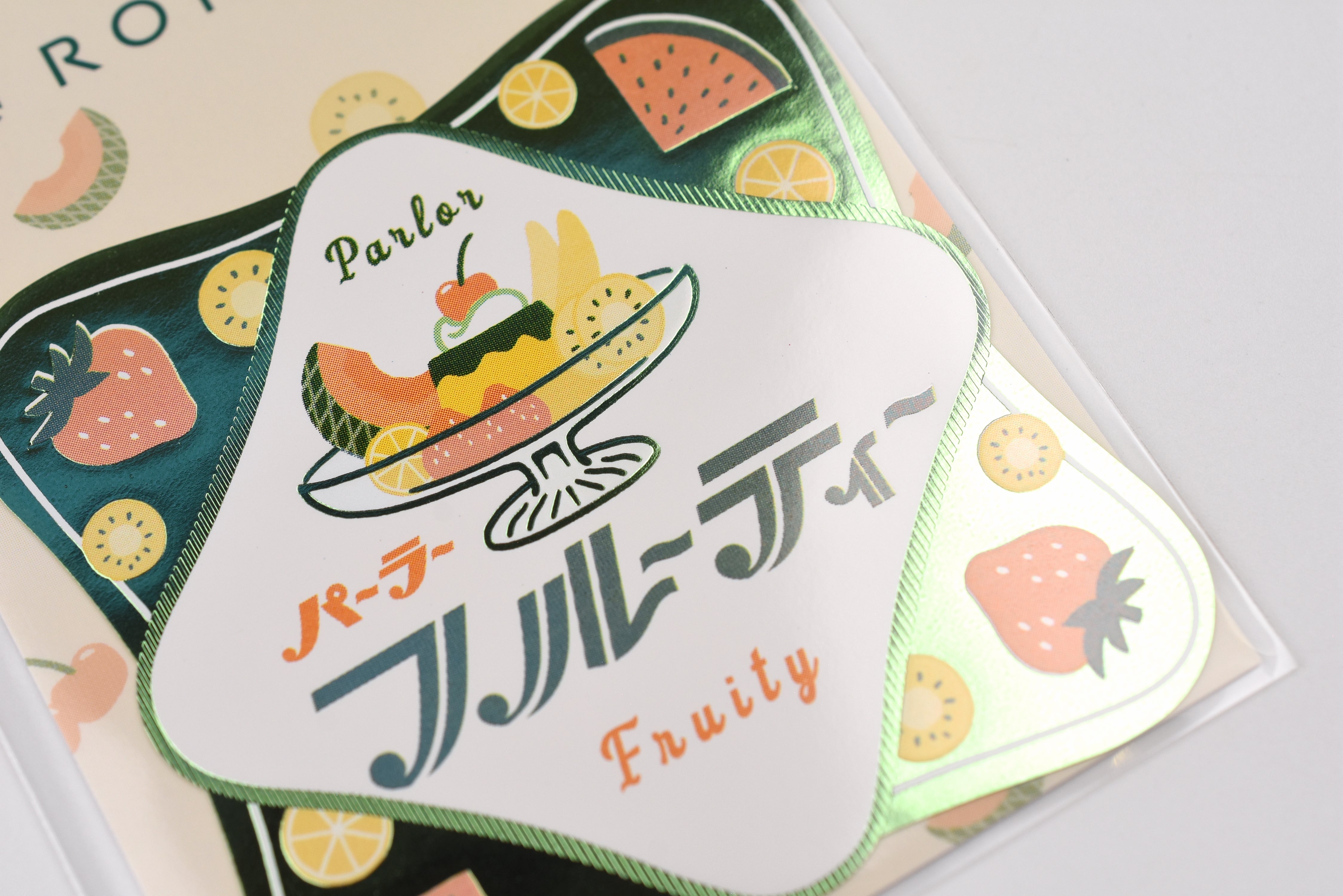 ROKKAKU x Ob1 Foil Sticker - Parlor Fruity