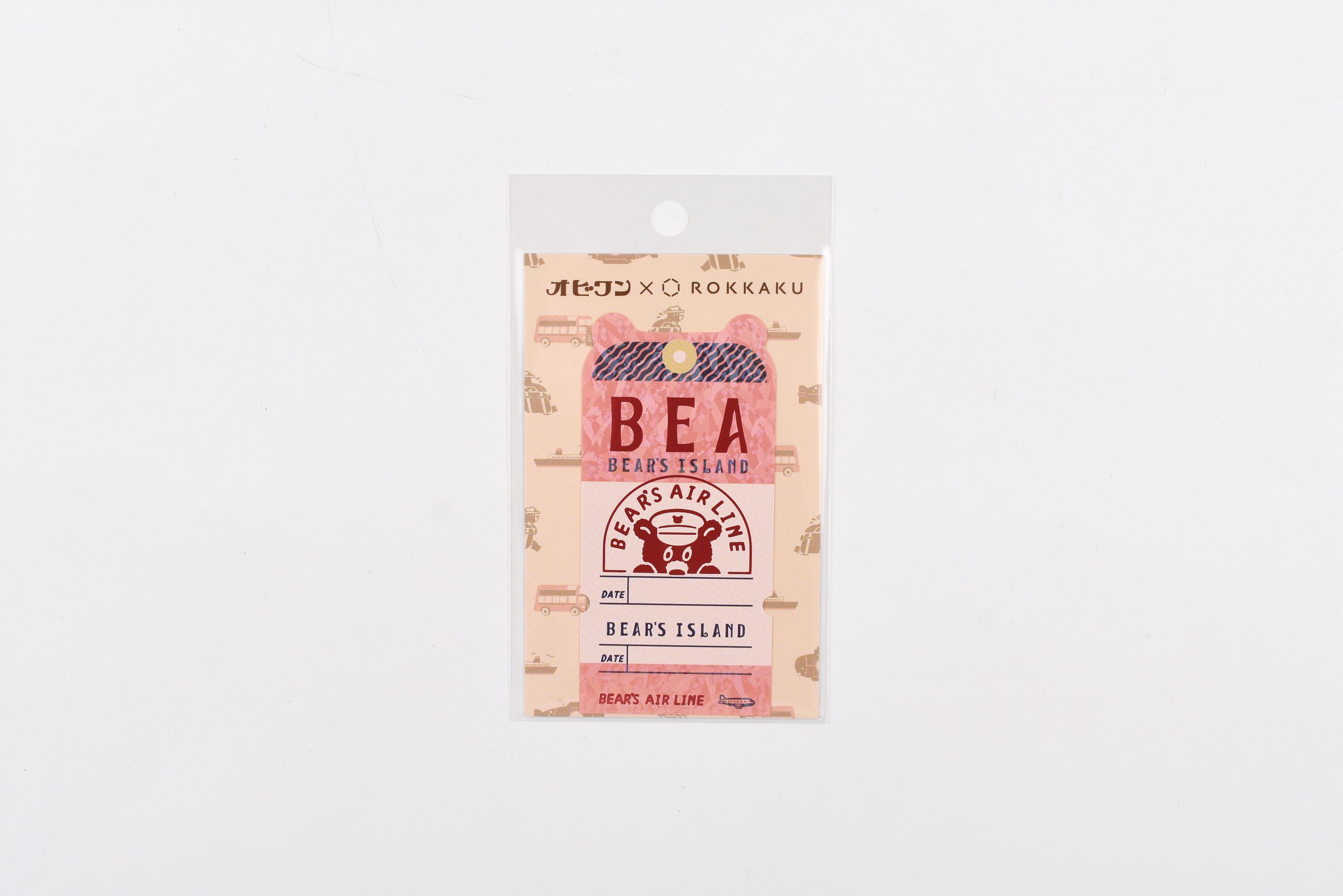ROKKAKU x Ob1 Holographic Foil Sticker - Bear's Ticket