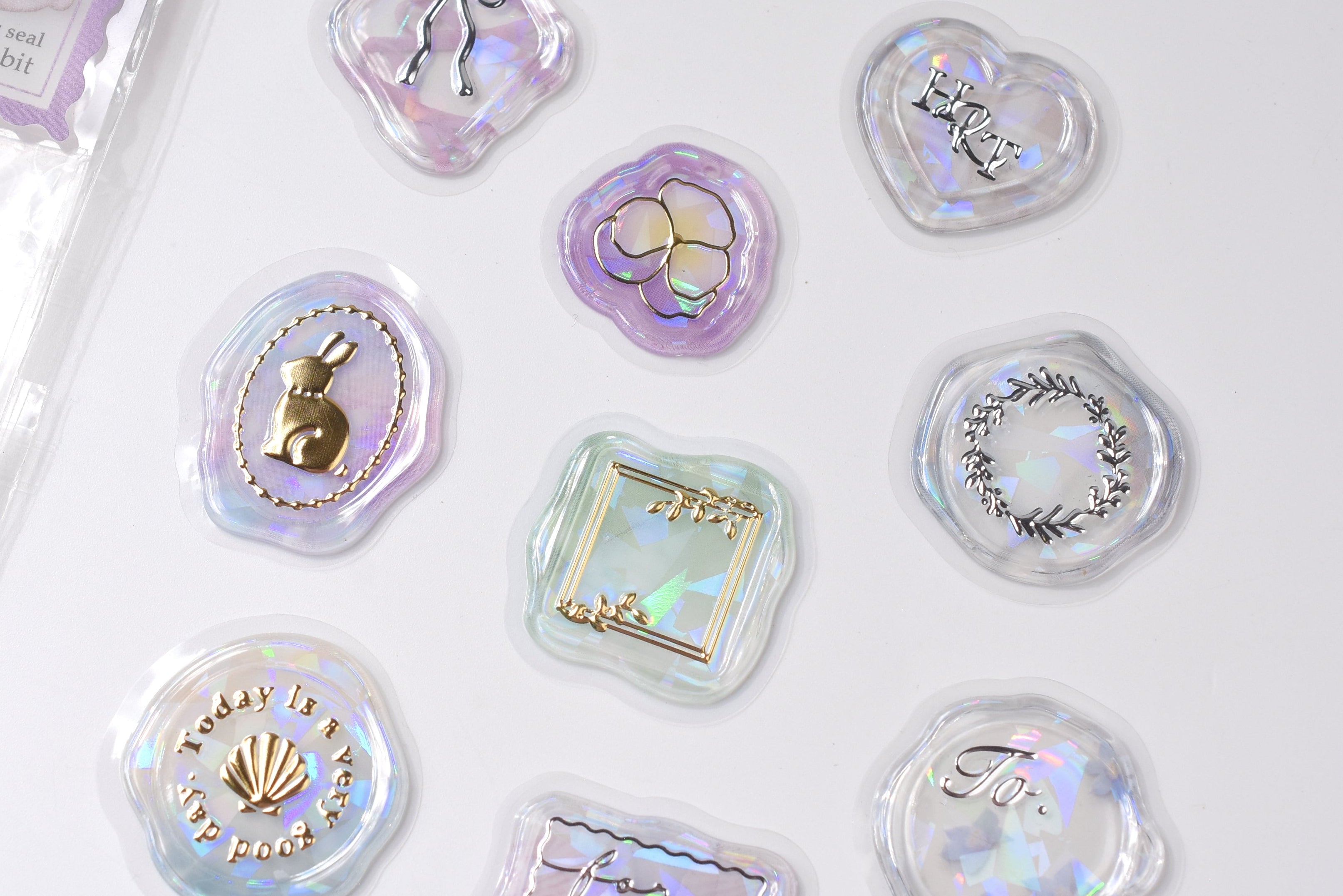 Q-Lia Sealing Dear Memory Clear Seal - White Rabbit