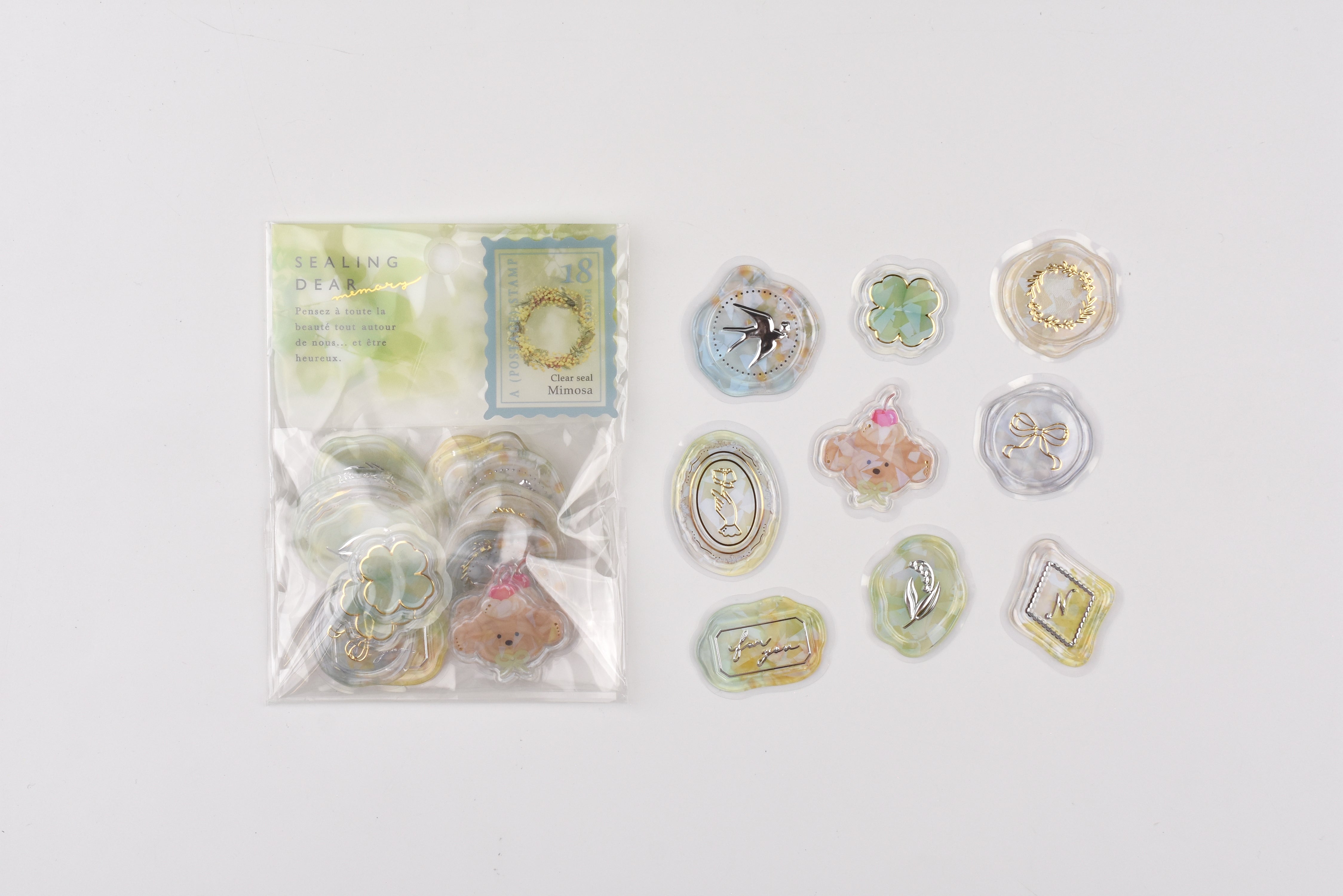 Q-Lia Sealing Dear Memory Clear Seal - Mimosa