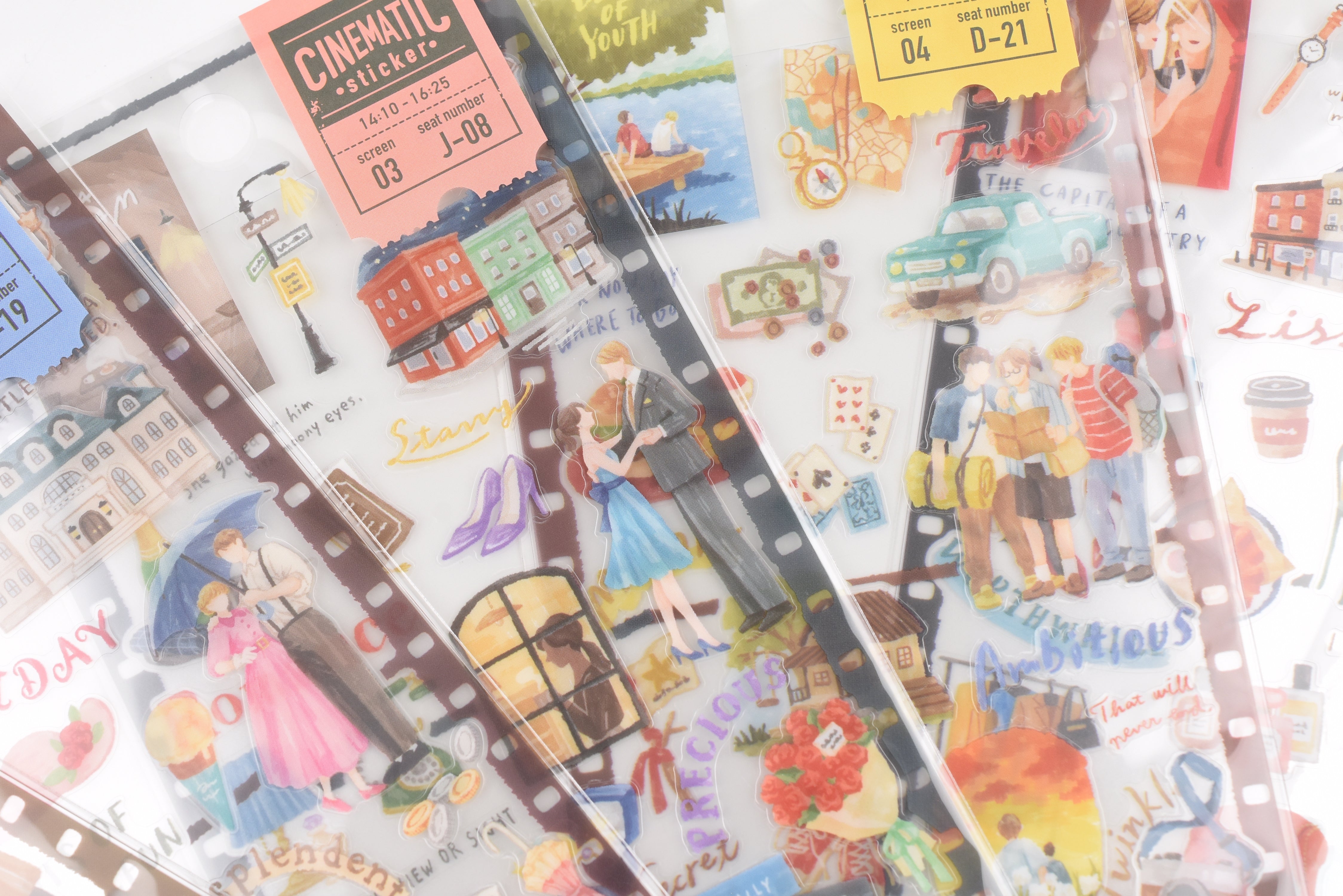 Mind Wave Sticker Sheet - Cinematic Sticker