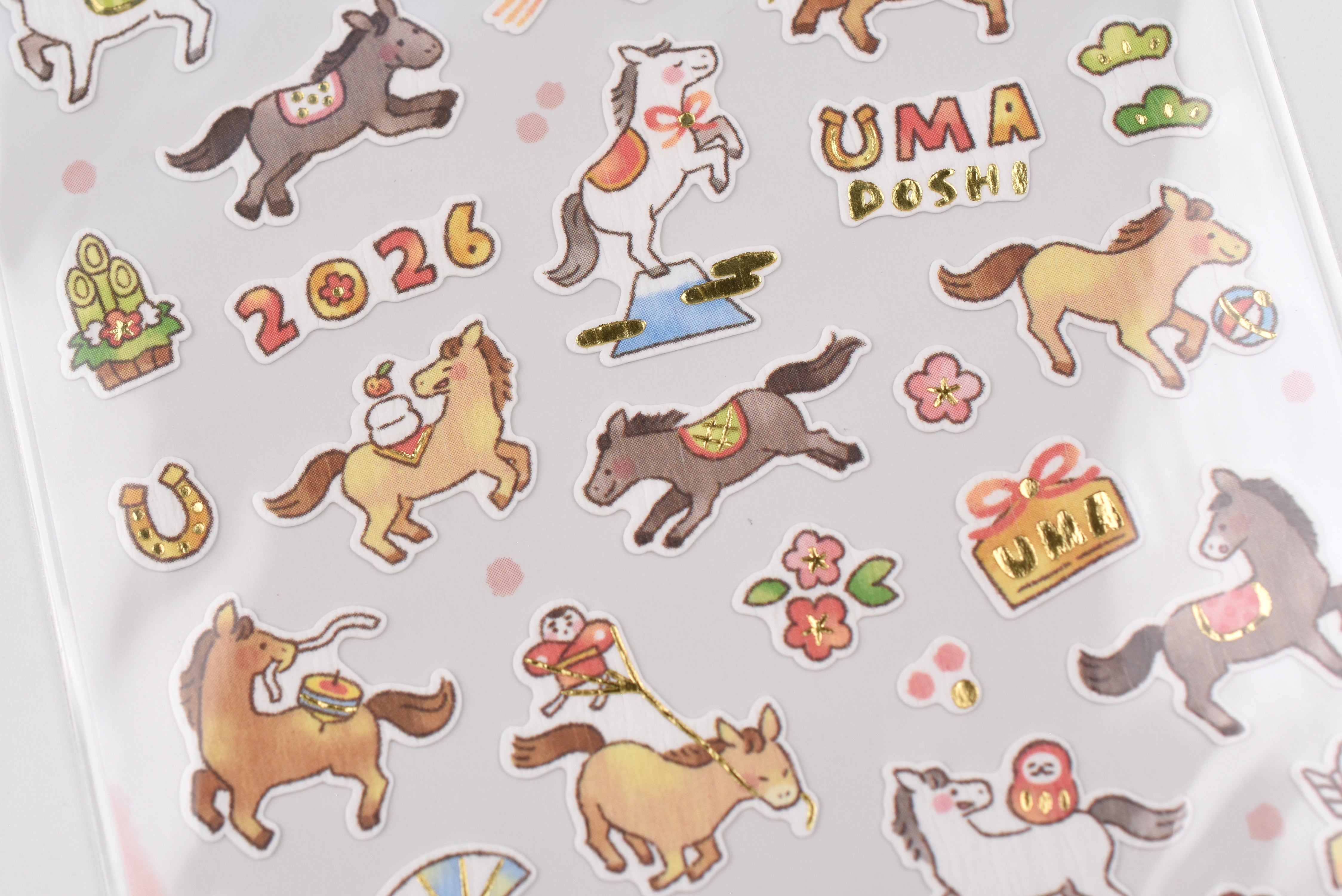 Mind Wave Sticker Sheet - Fortune Sticker - Horse 1