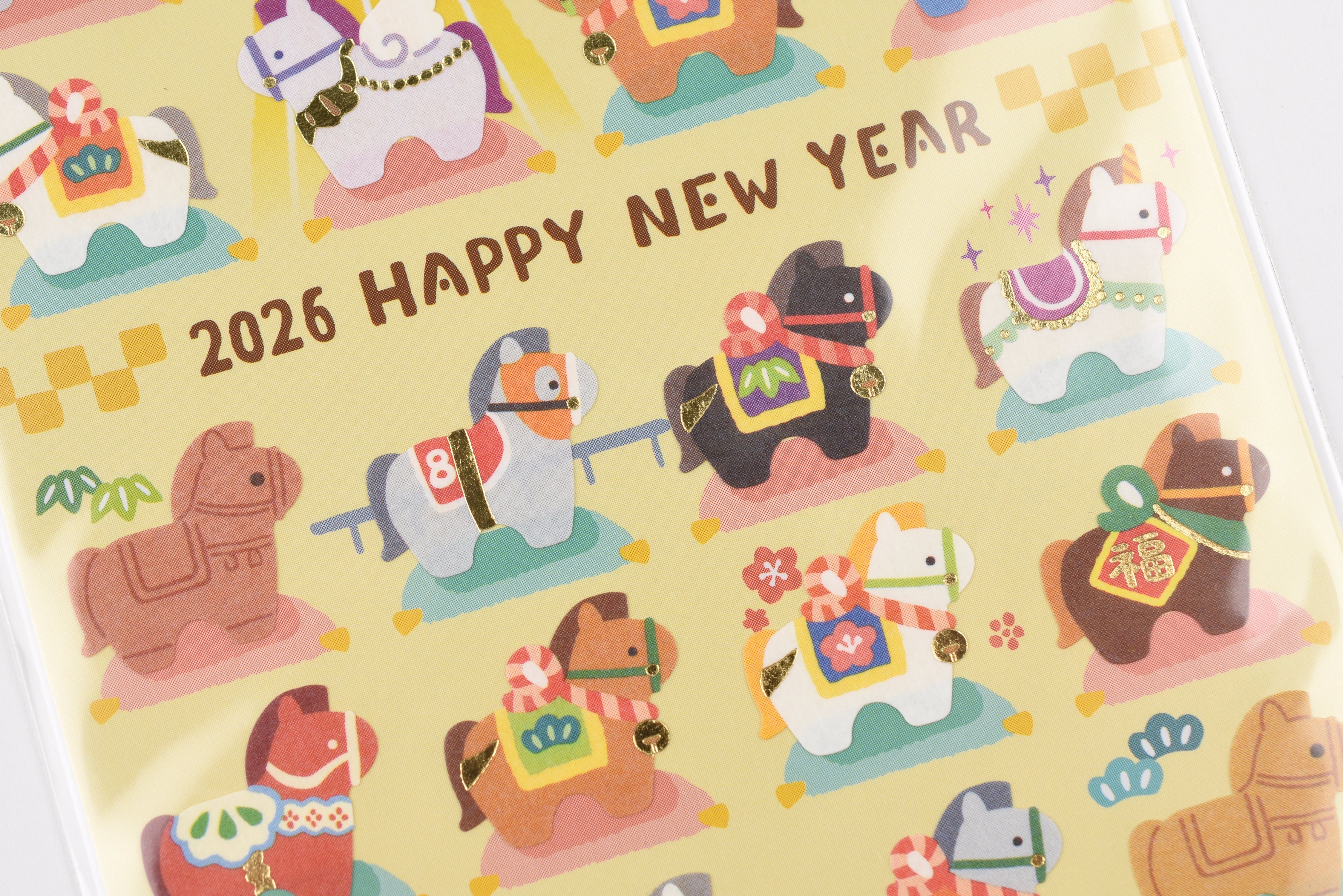 Mind Wave Sticker Sheet - Fortune Sticker - Horse 2