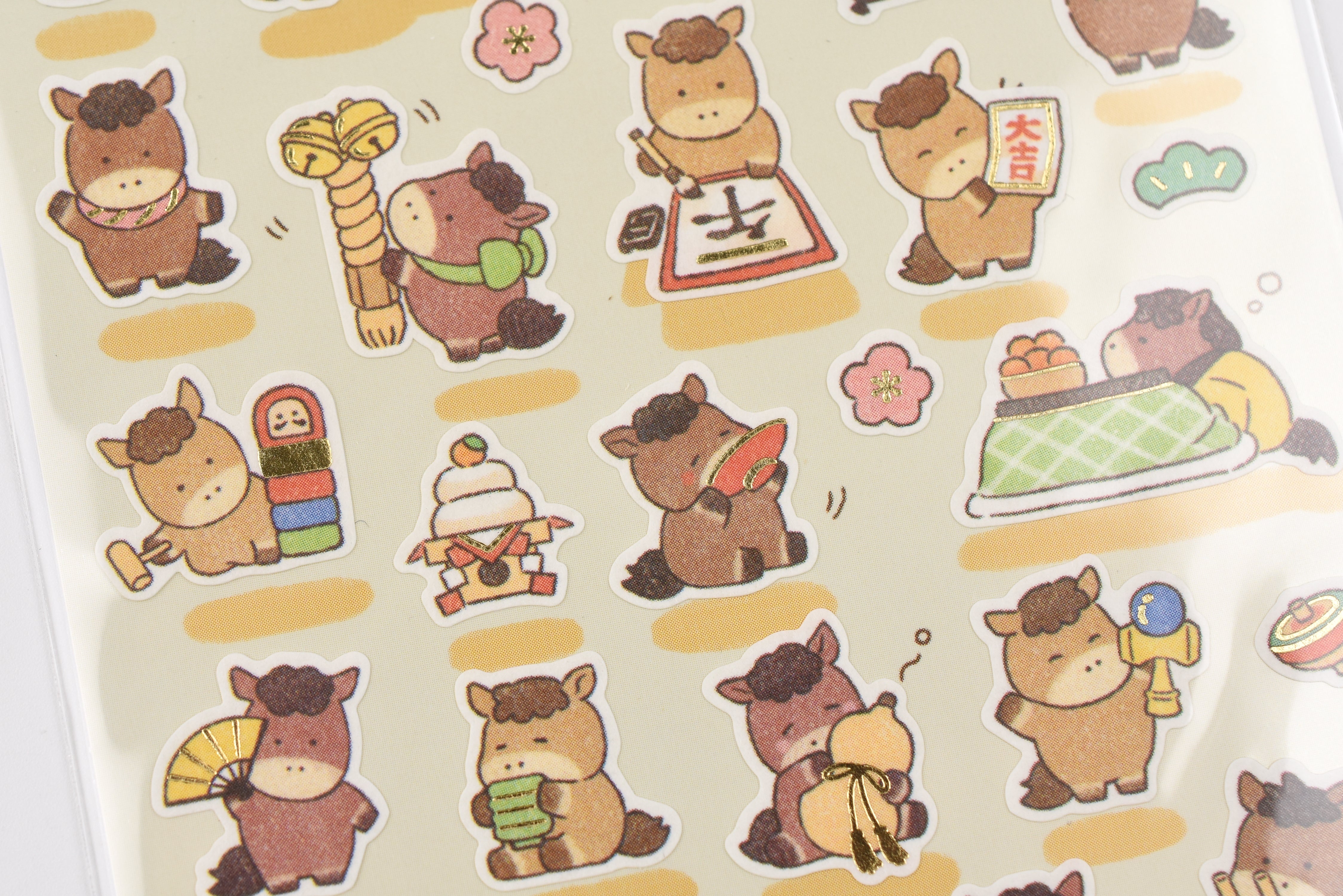 Mind Wave Sticker Sheet - Fortune Sticker - Horse 3