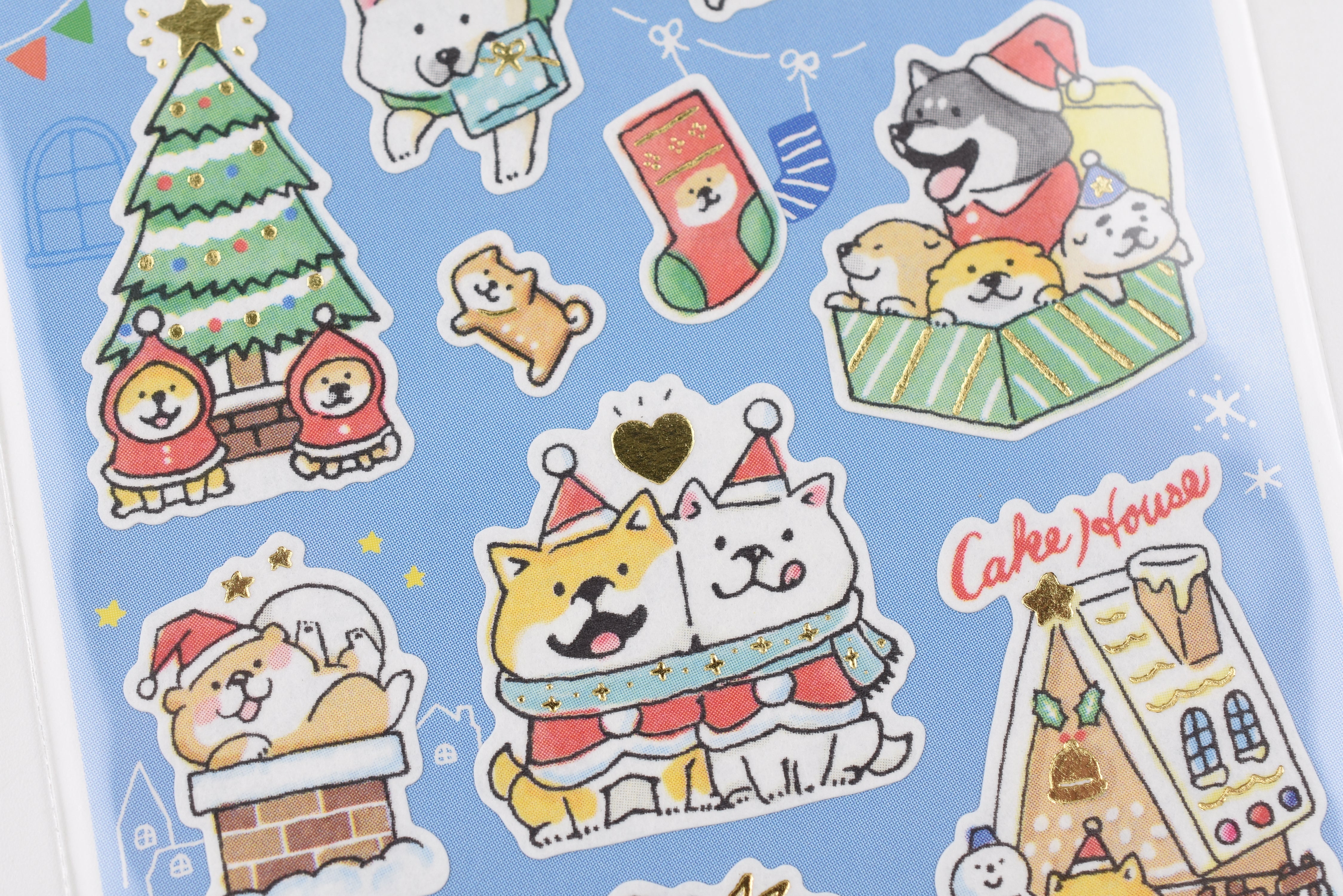 Mind Wave Sticker Sheet - Winter Selection - Shibanban: Our Family’s Santa