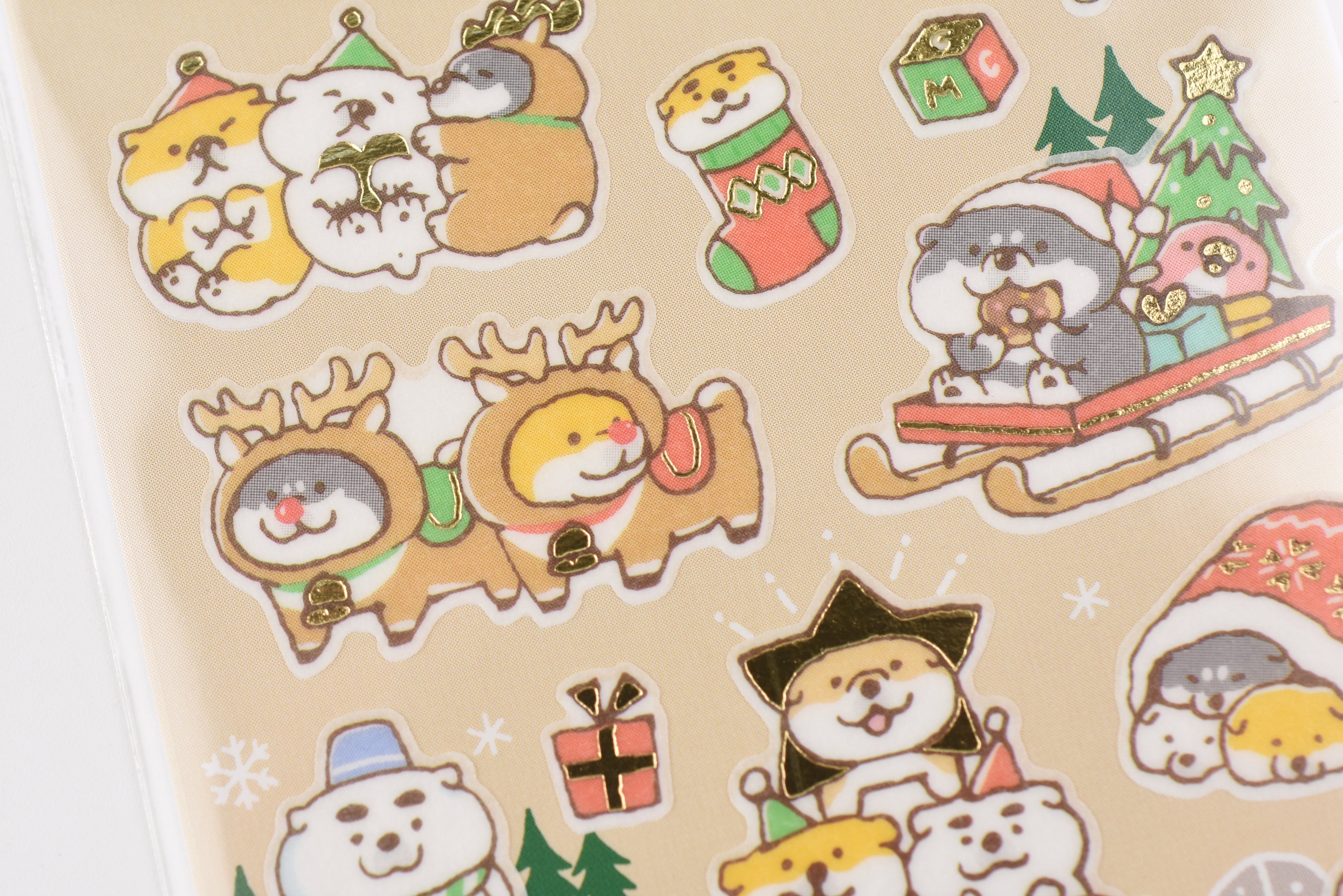 Mind Wave Sticker Sheet - Winter Selection - Shibanban: Chubby Christmas
