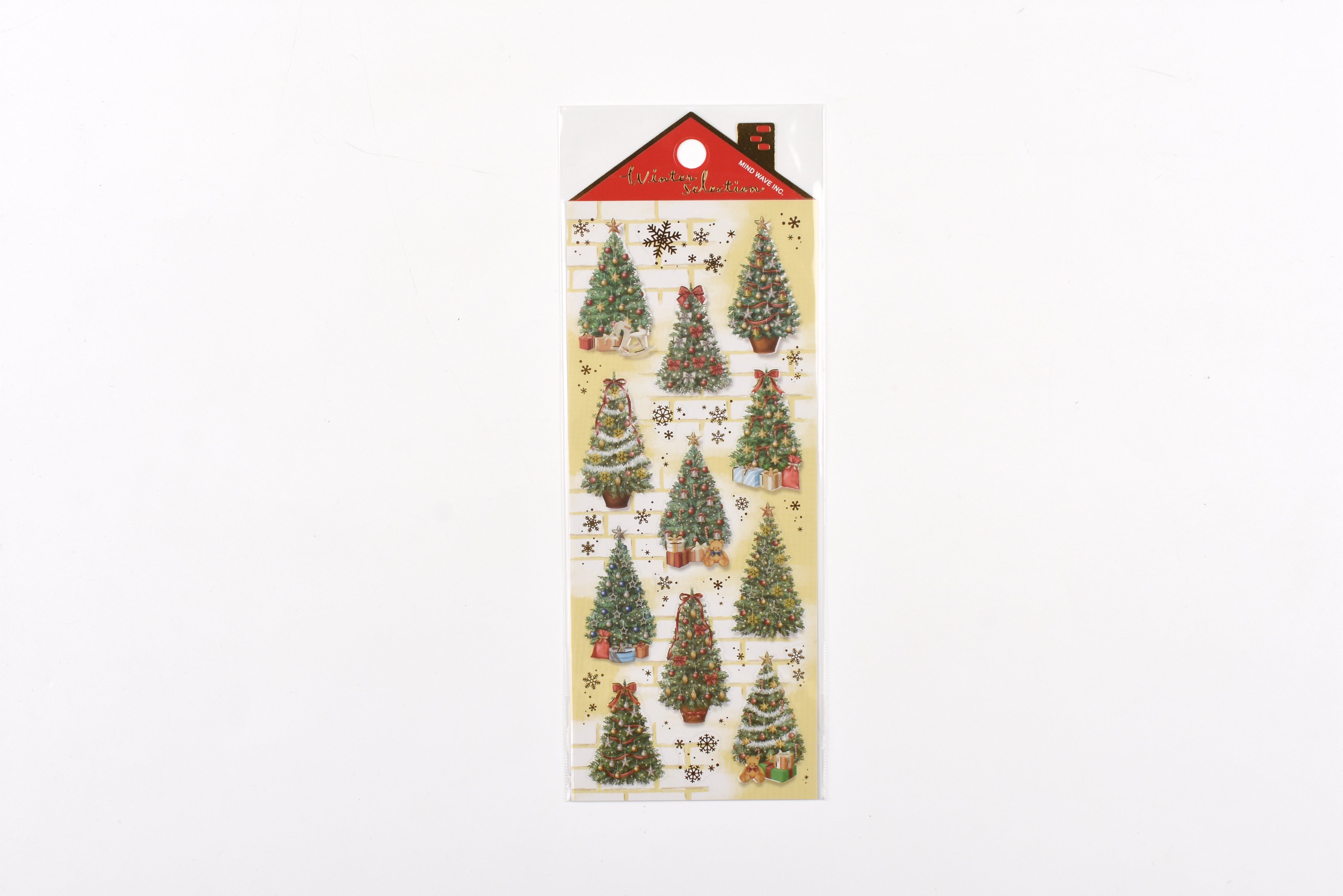 Mind Wave Sticker Sheet - Winter Selection - Christmas Tree