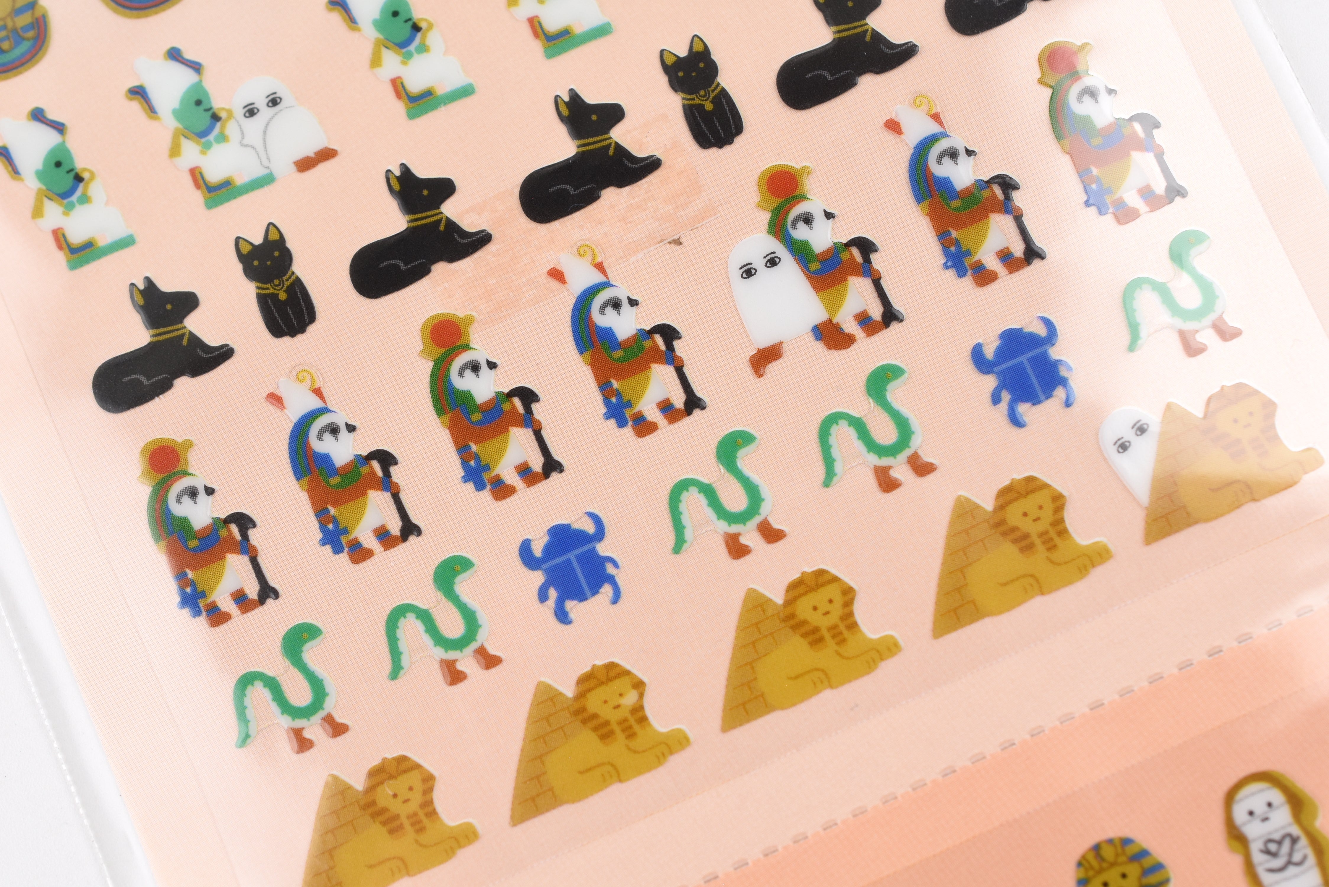 Kamio Sticker Sheet - Dancing Puchi - Medjed and Friends