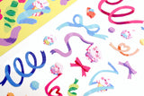 LAZI SOOZ Ribbons Sticker Sheet