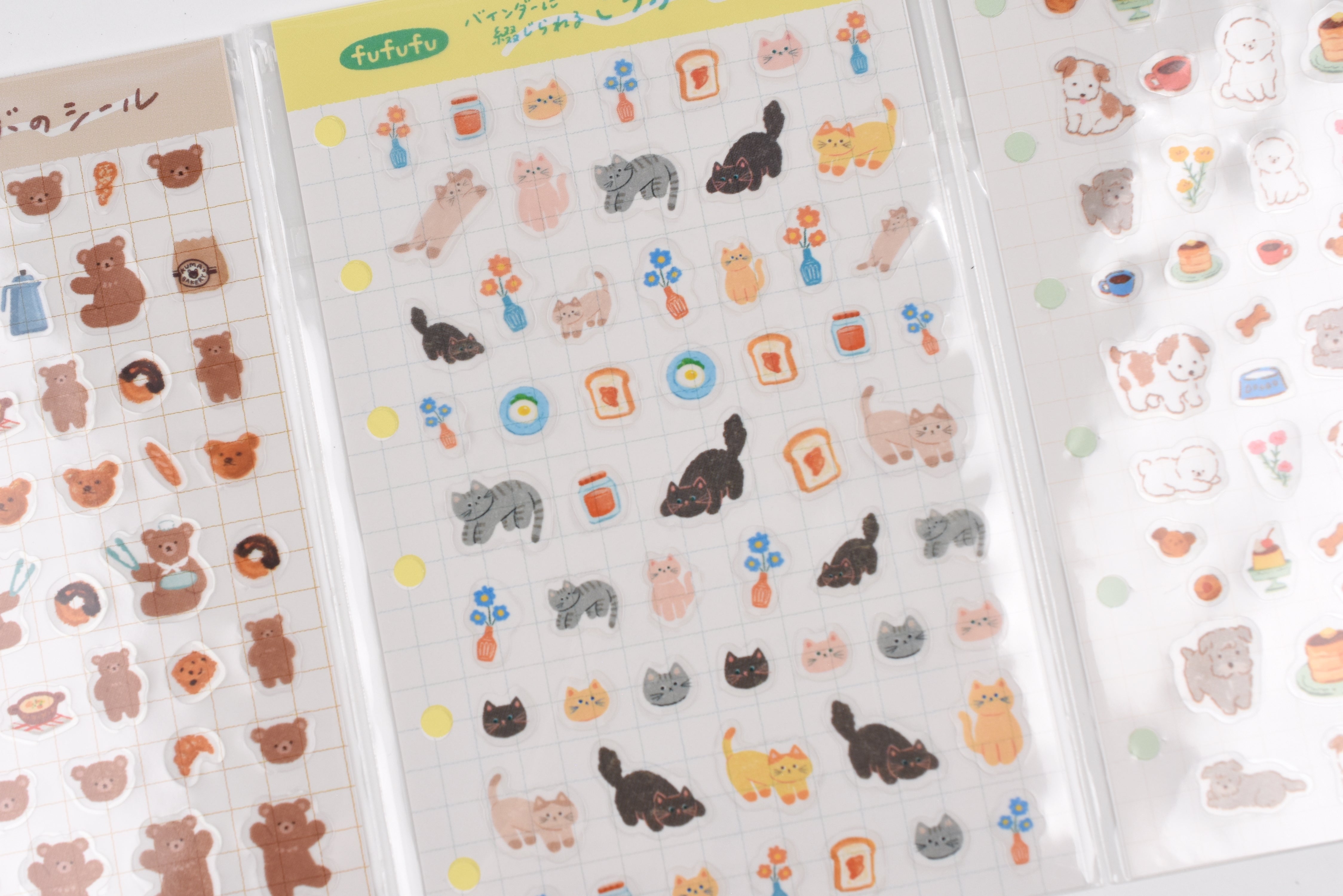 Furukawa Paper Sticker Sheet - fufufu Notebook