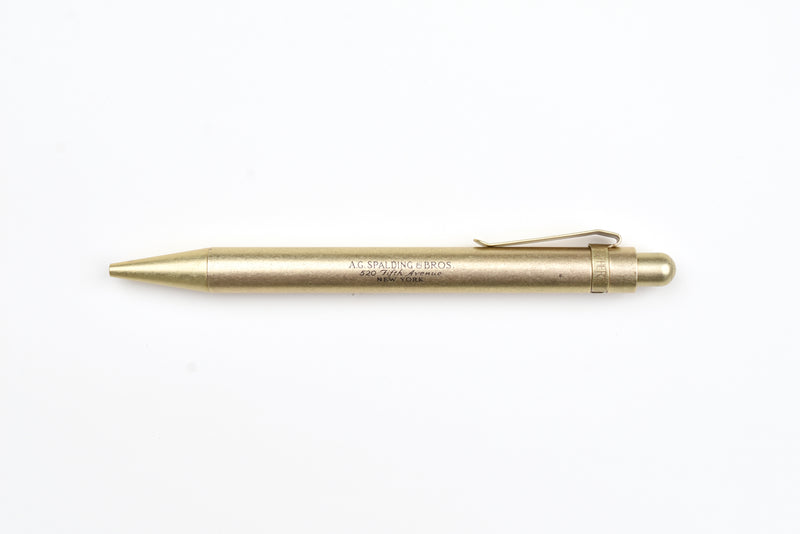 Raymay x A.G. Spalding & Bros. - Brass Ballpoint Pen