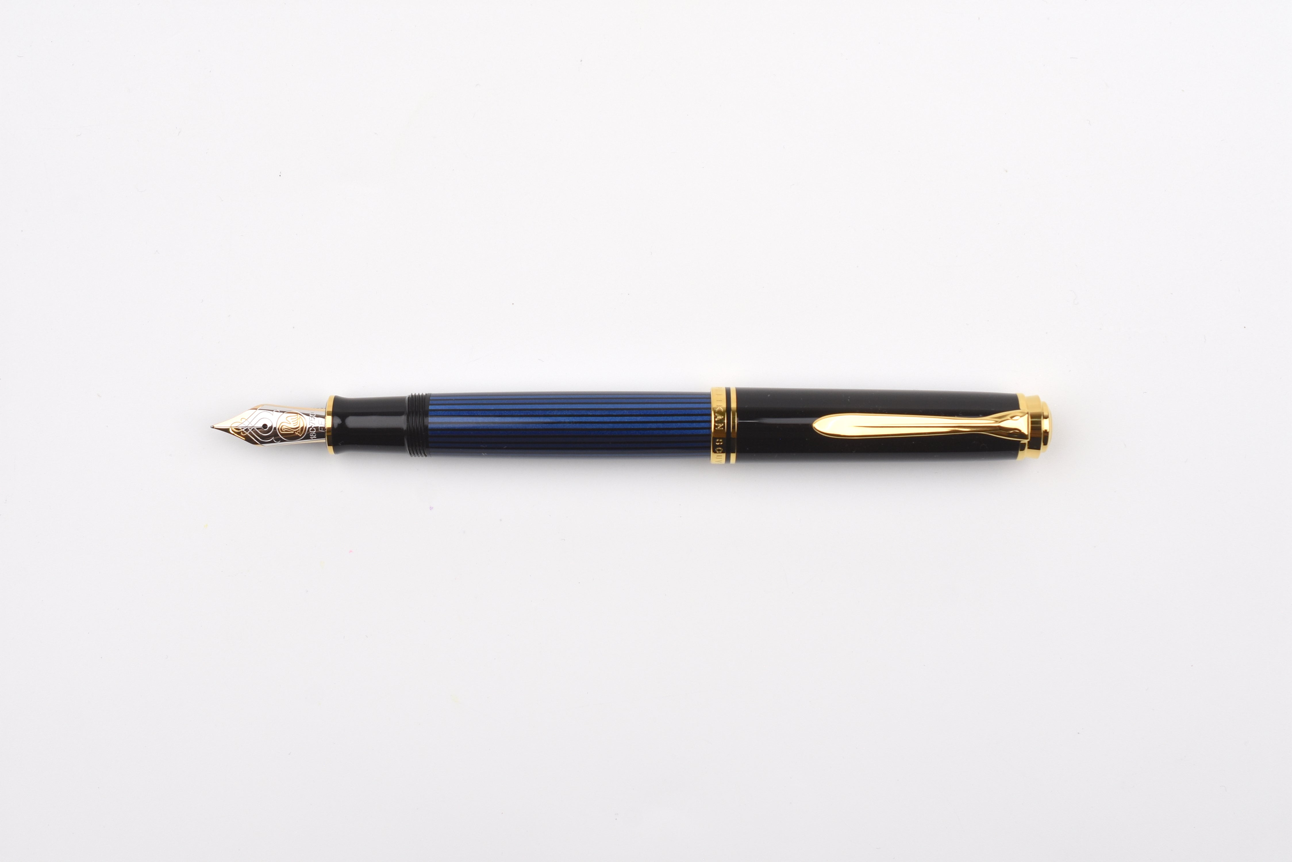 Pelikan M800 Fountain Pen - Souverän - Black-Blue – Yoseka Stationery