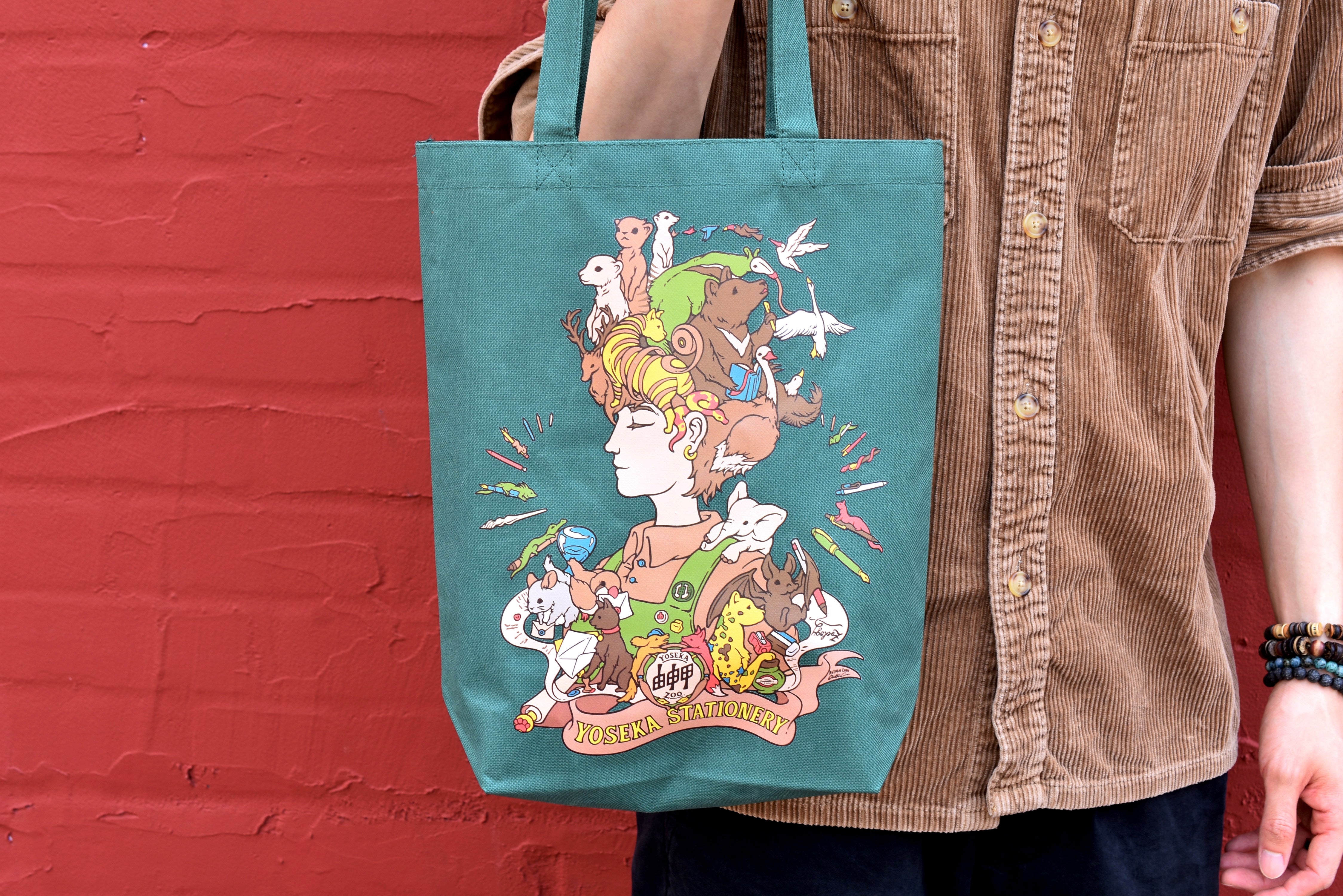 Yoseka Stationery Zoo Tote Bag