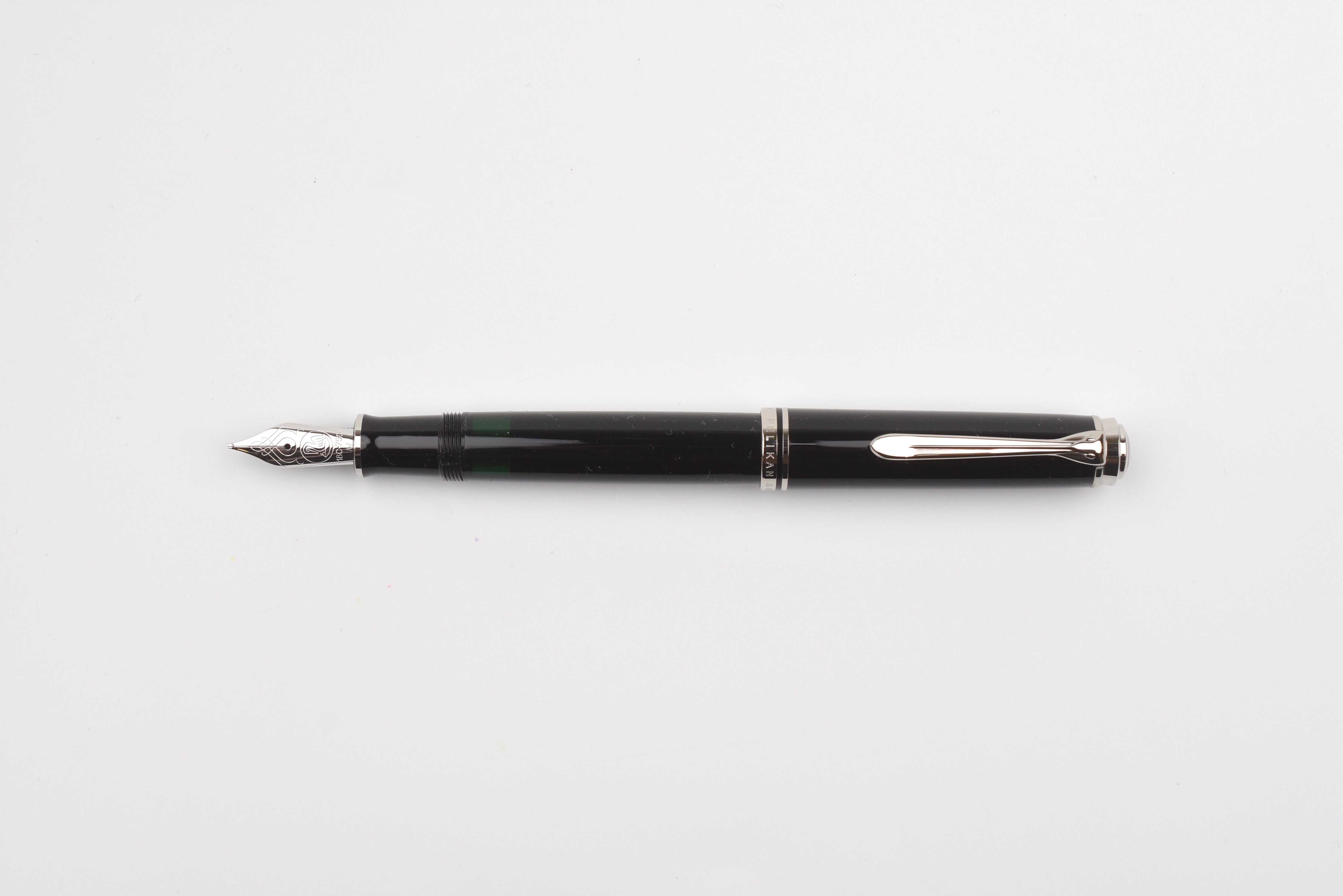 Pelikan M805 Fountain Pen - Souverän - Black-Silver – Yoseka