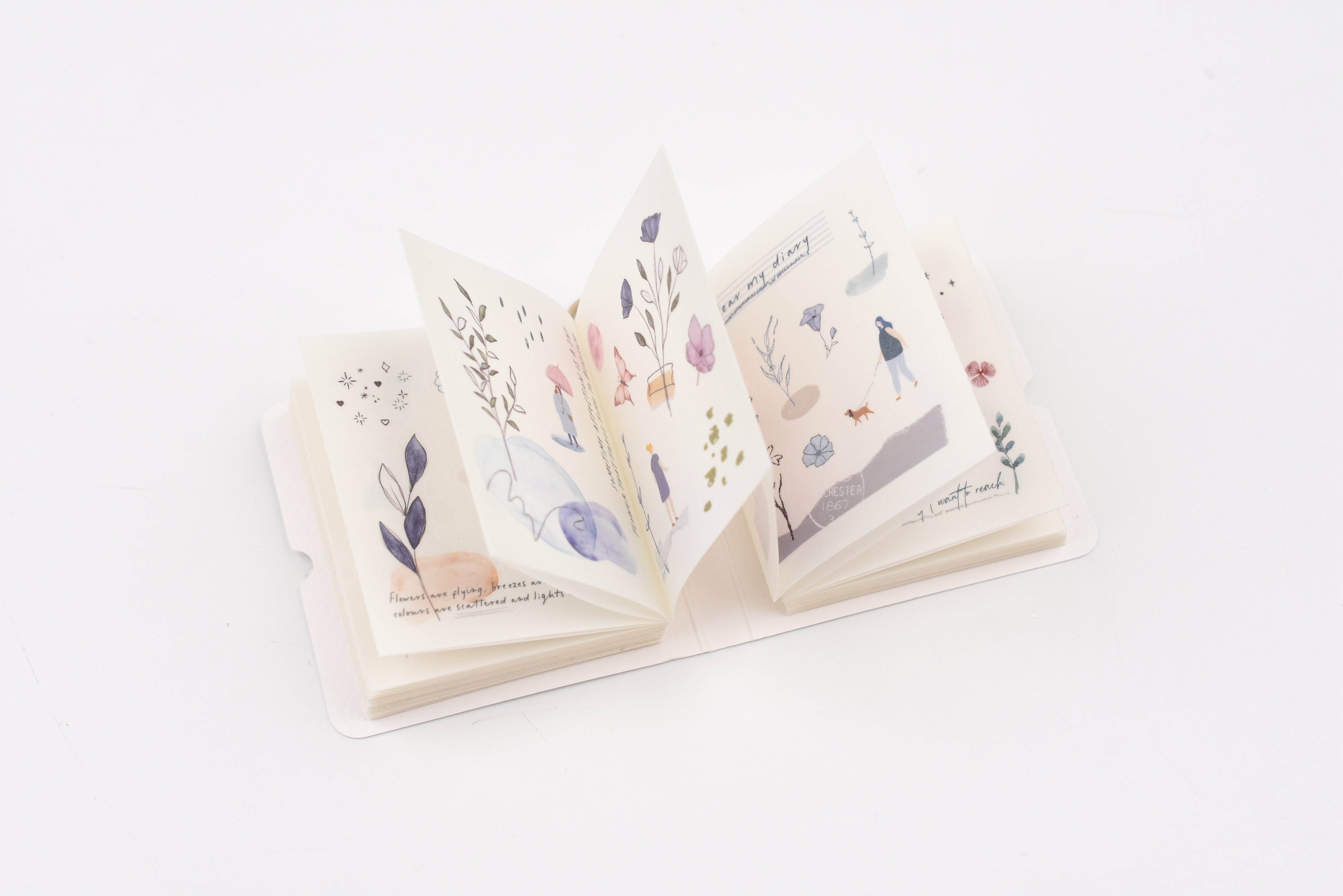 MU Die-cut Washi Book - #6 Girls in the Garden