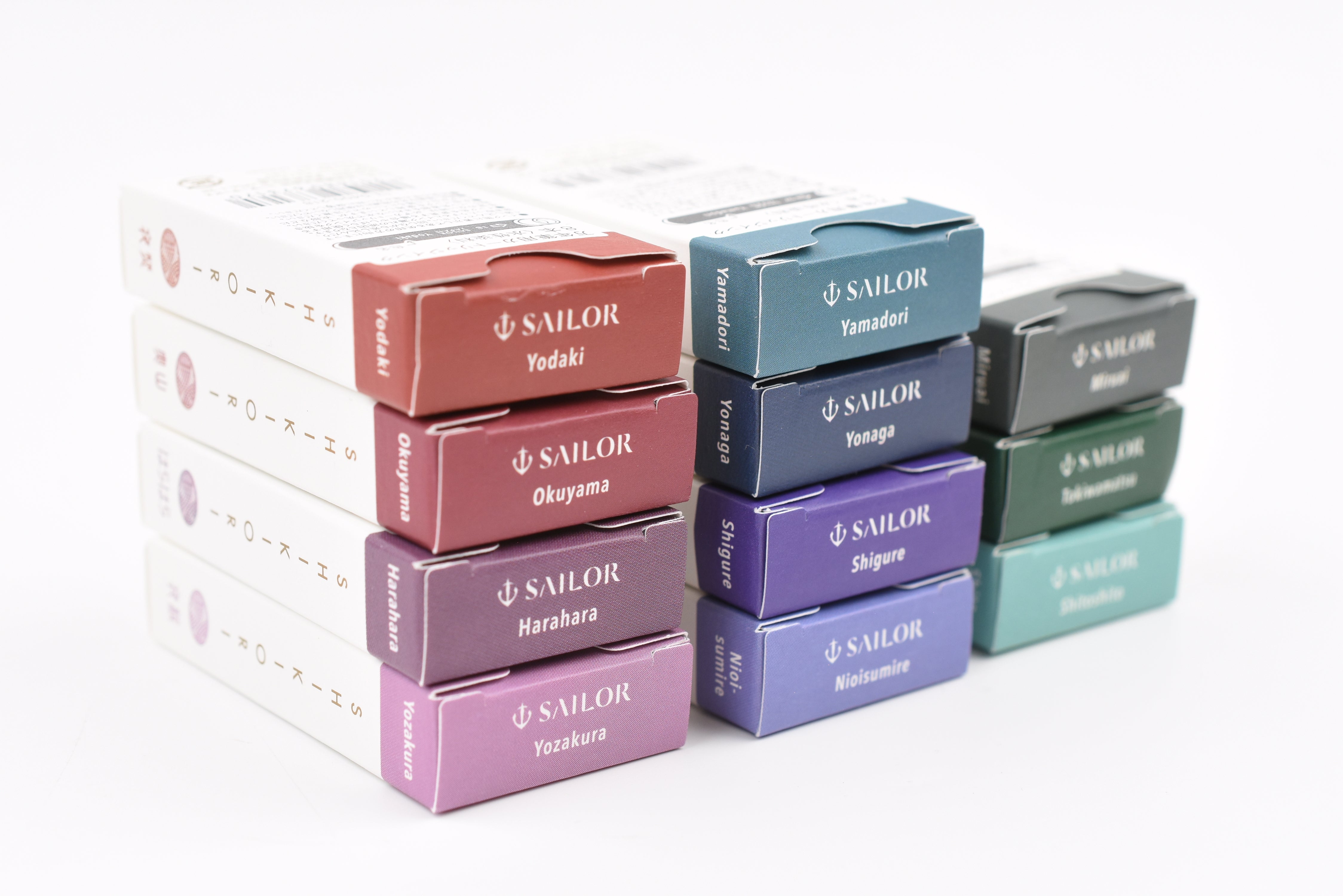 Sailor Shikiori Ink Cartridges - Pack of 8