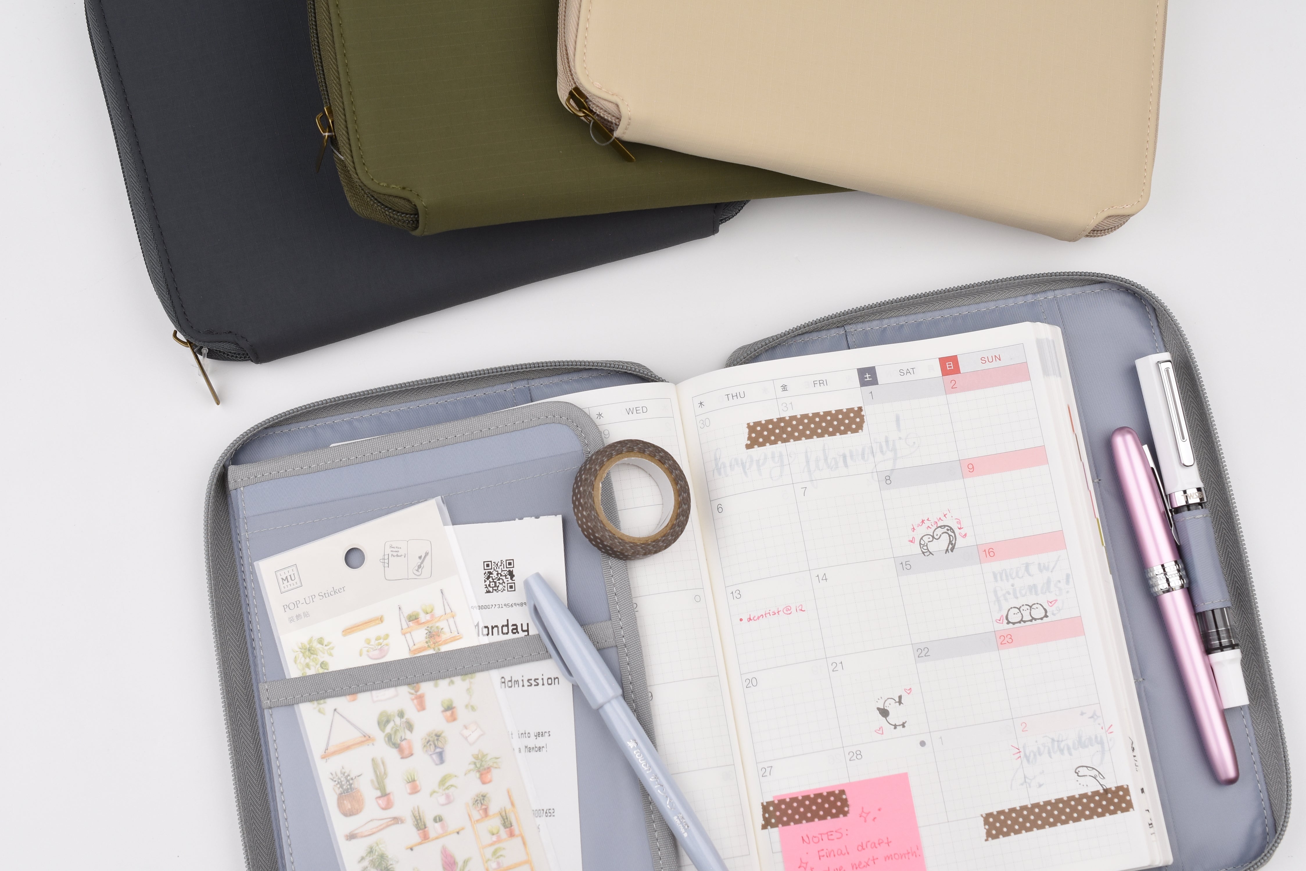 Kleid Stand Carry Notecase - A5